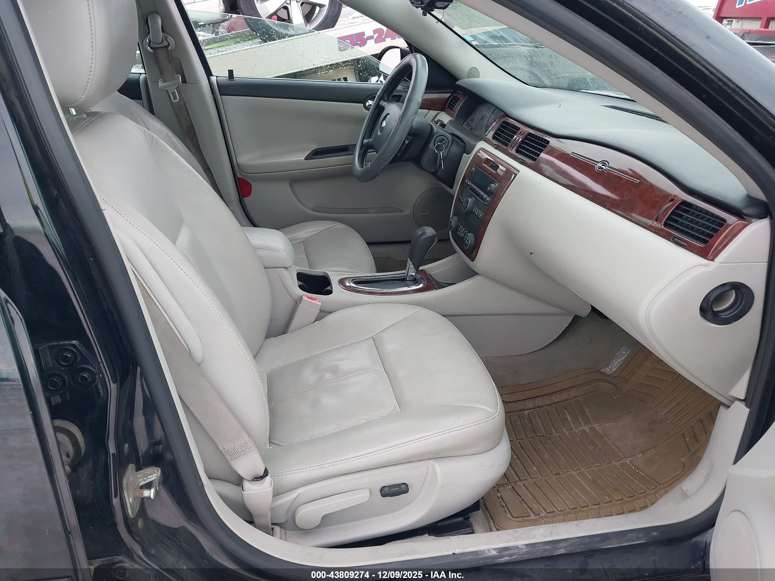 2009 Chevrolet Impala Lt Black vin: 2G1WT57K691106646