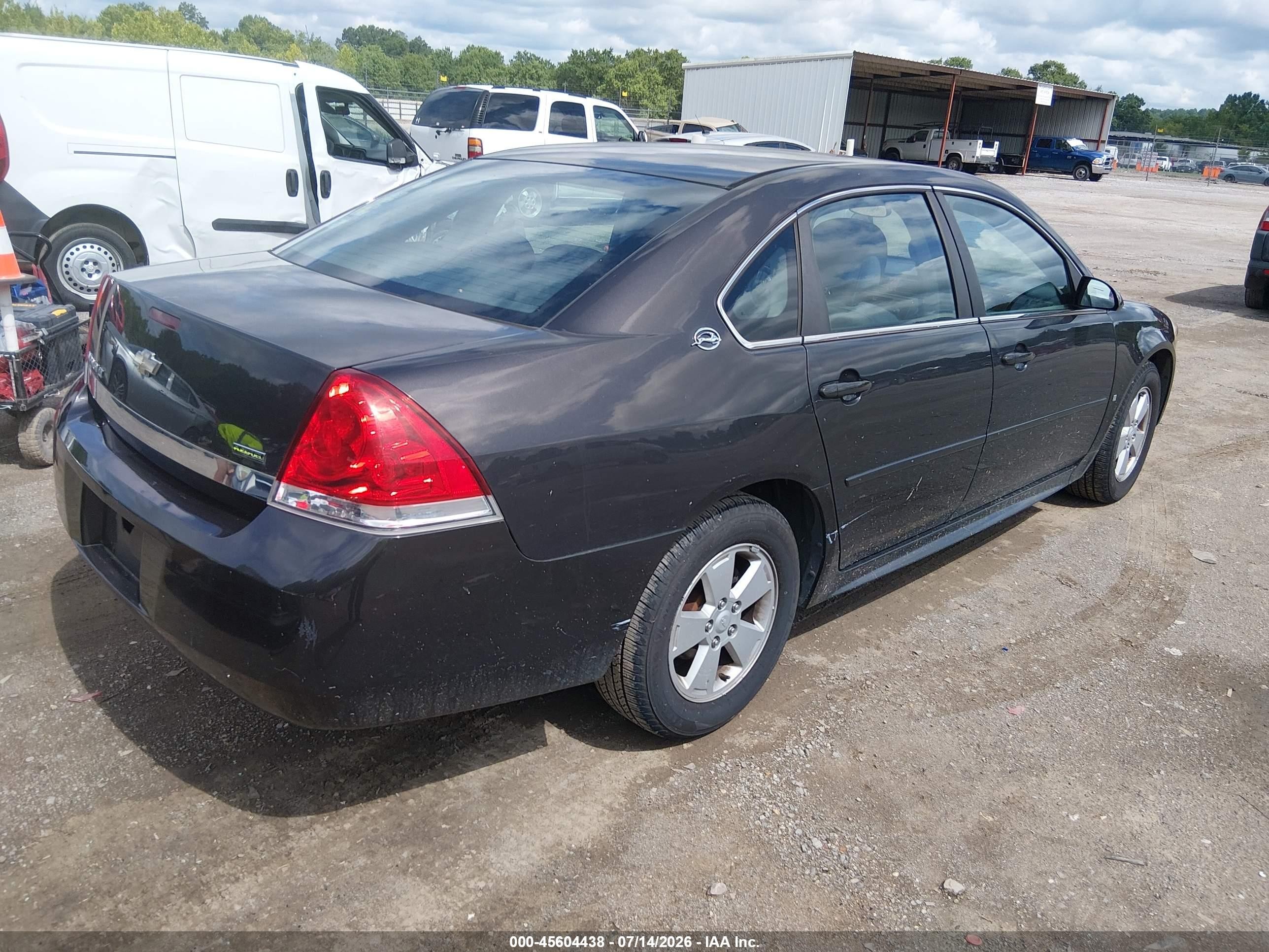 2009 Chevrolet Impala Lt Brown vin: 2G1WT57K691173585