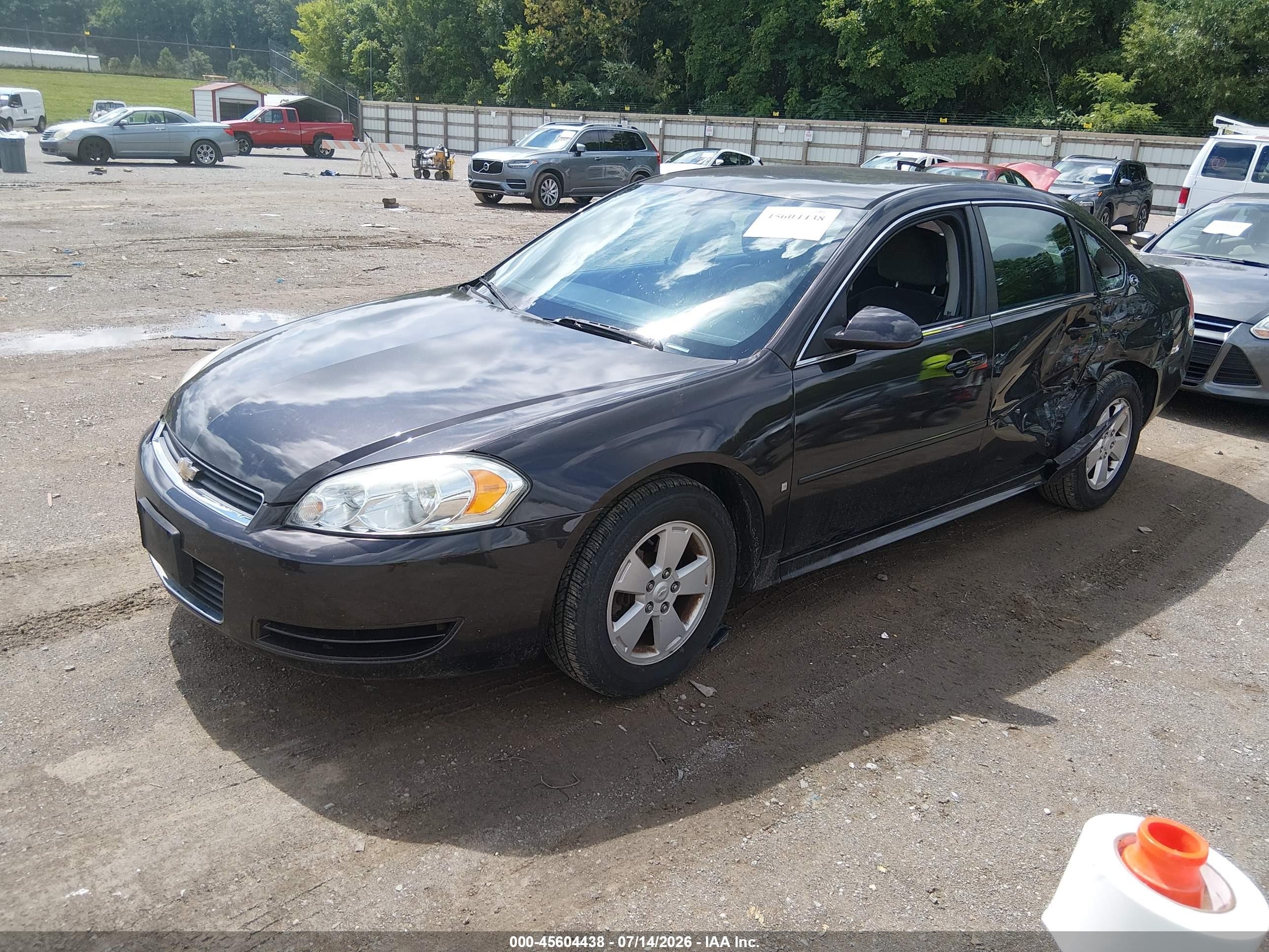 2009 Chevrolet Impala Lt Brown vin: 2G1WT57K691173585