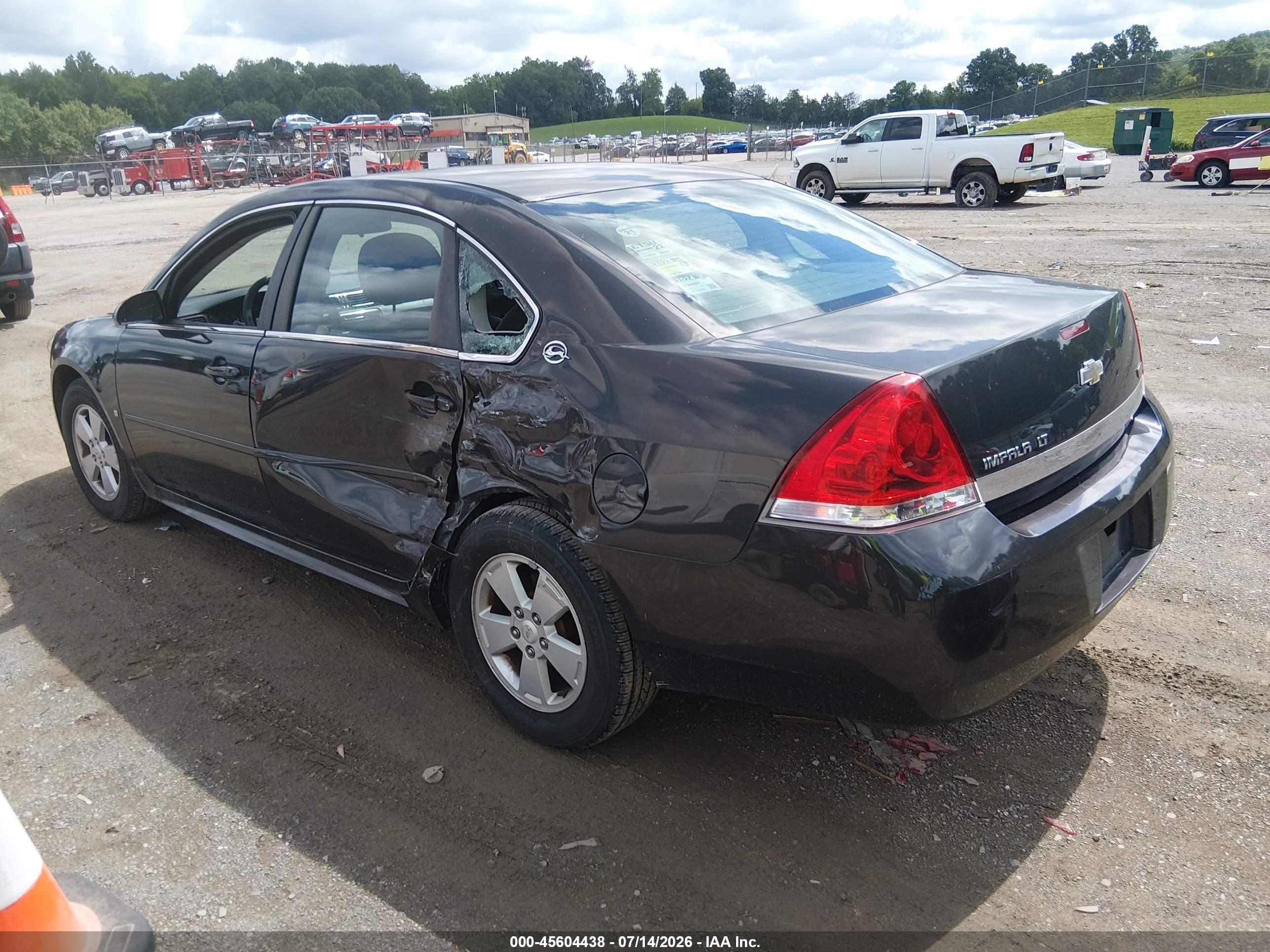 2009 Chevrolet Impala Lt Brown vin: 2G1WT57K691173585
