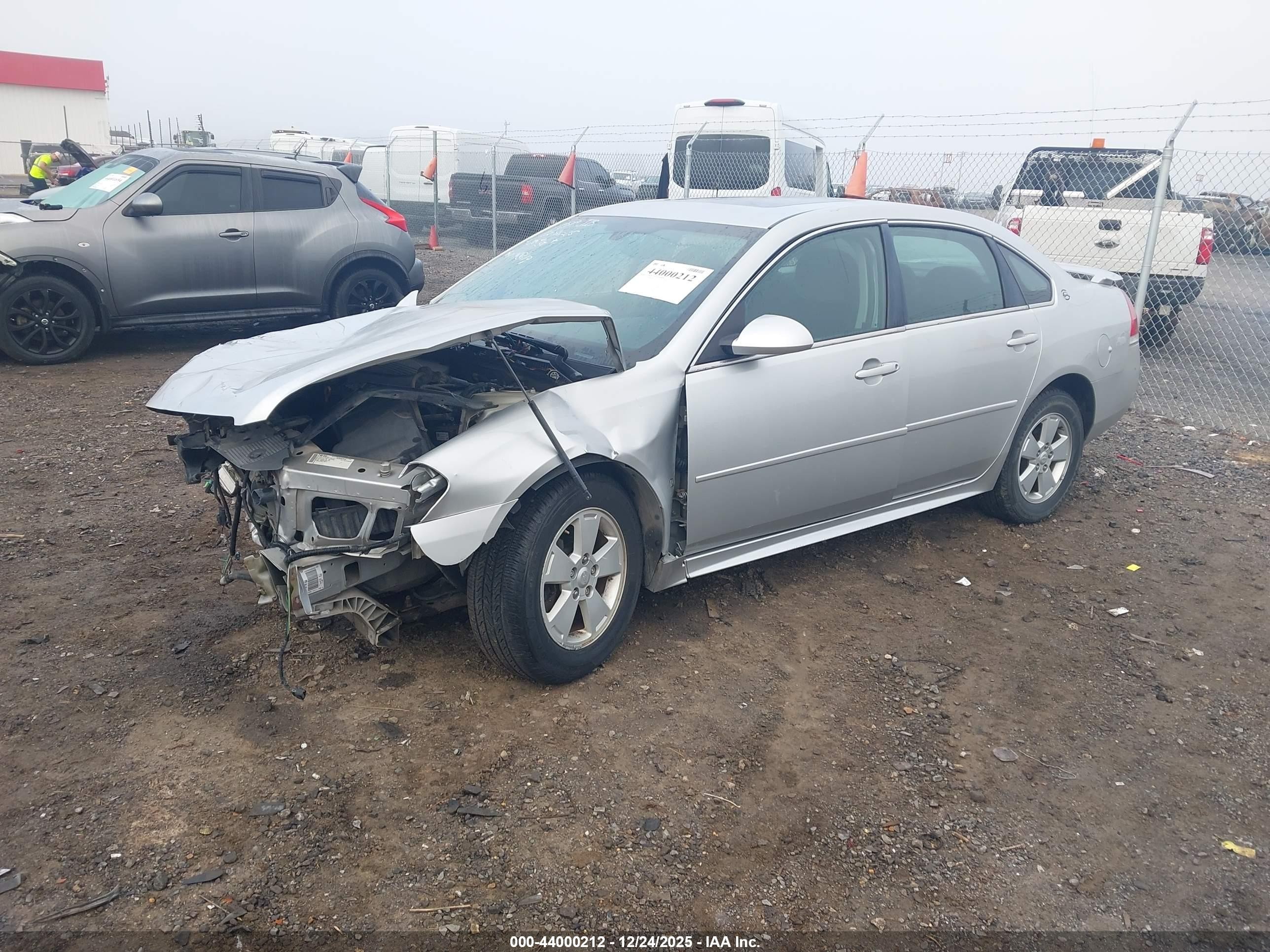 2009 Chevrolet Impala Lt Серебряный vin: 2G1WT57K691206827