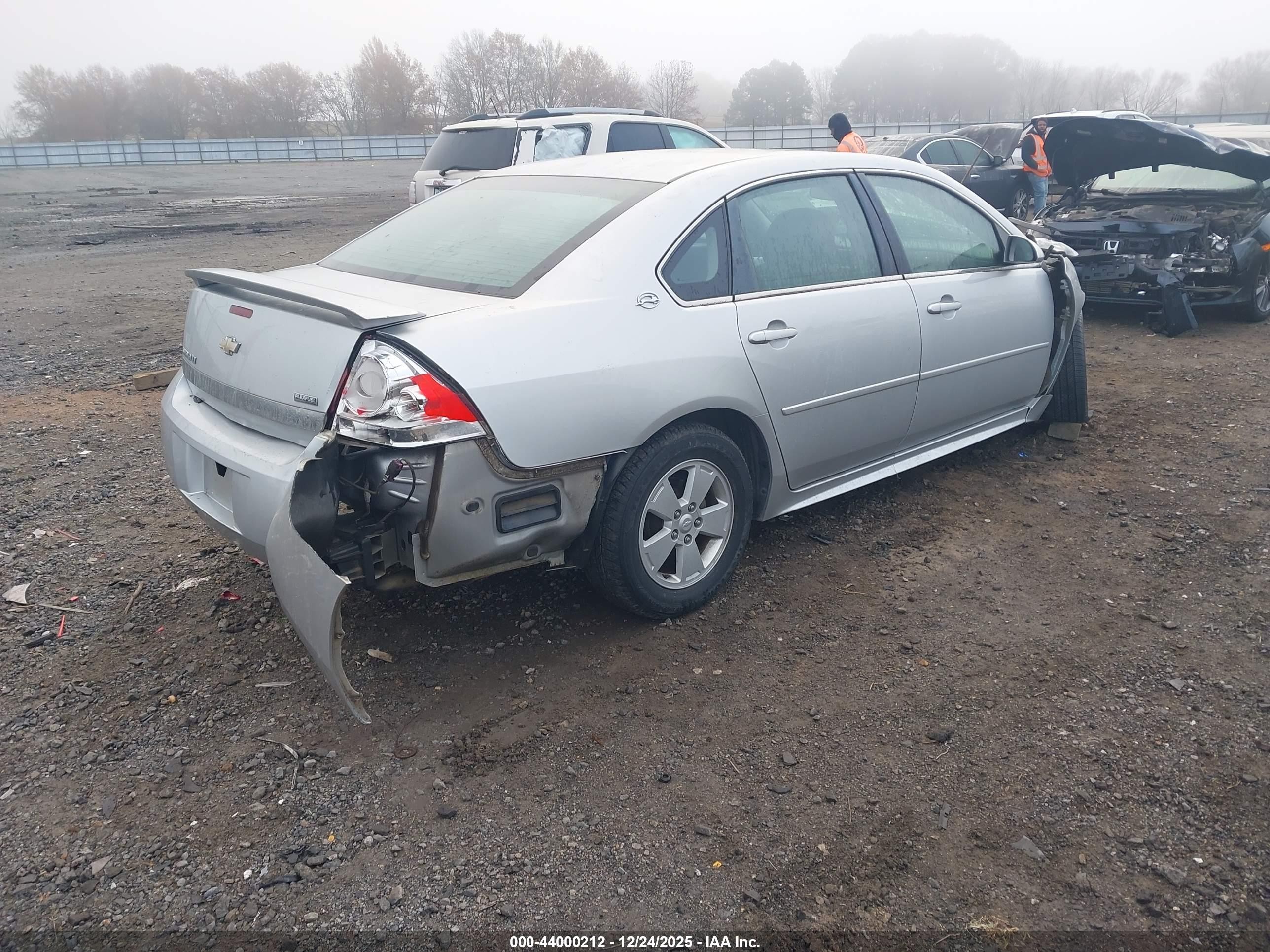 2009 Chevrolet Impala Lt Серебряный vin: 2G1WT57K691206827