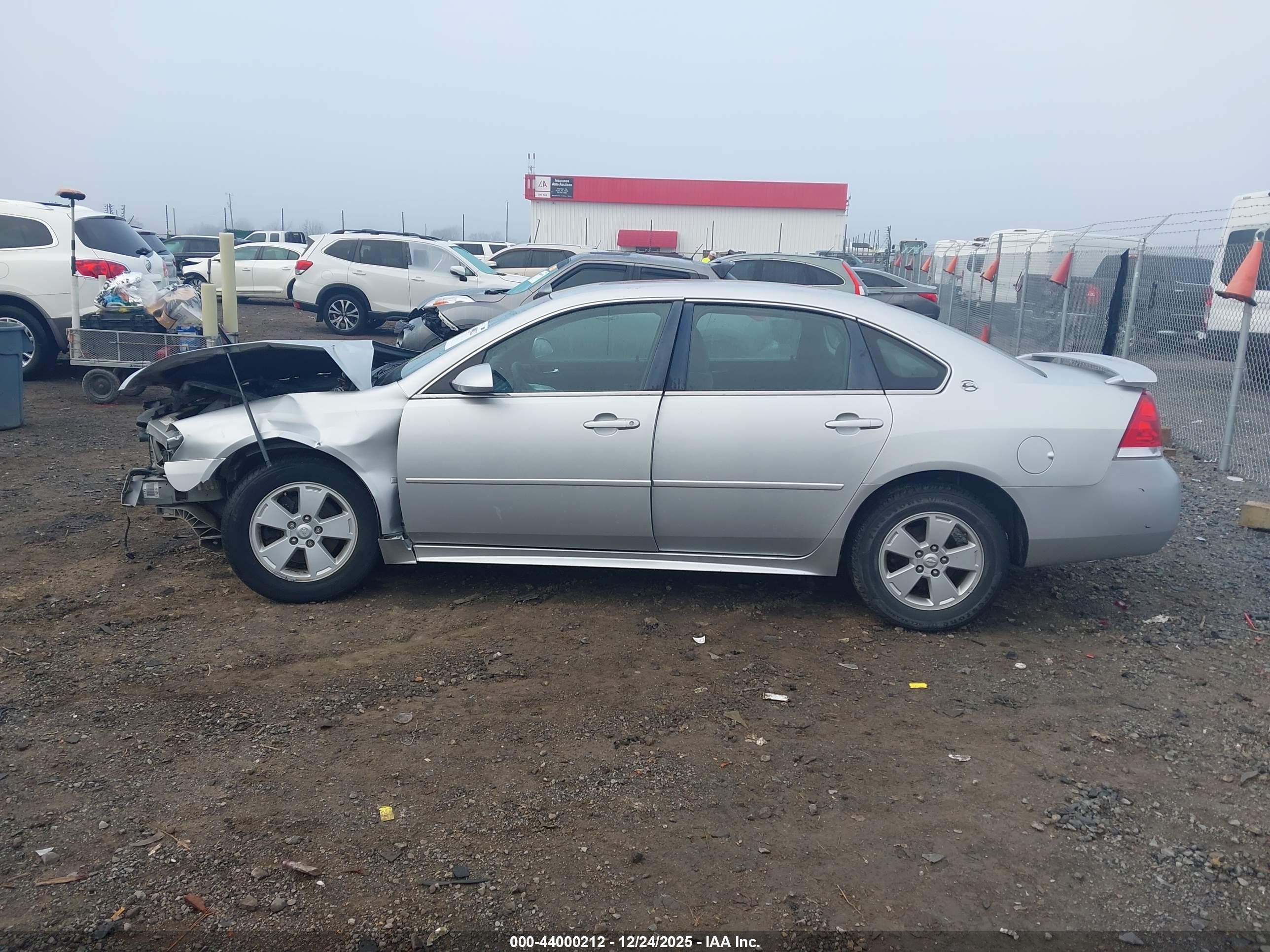 2009 Chevrolet Impala Lt Серебряный vin: 2G1WT57K691206827
