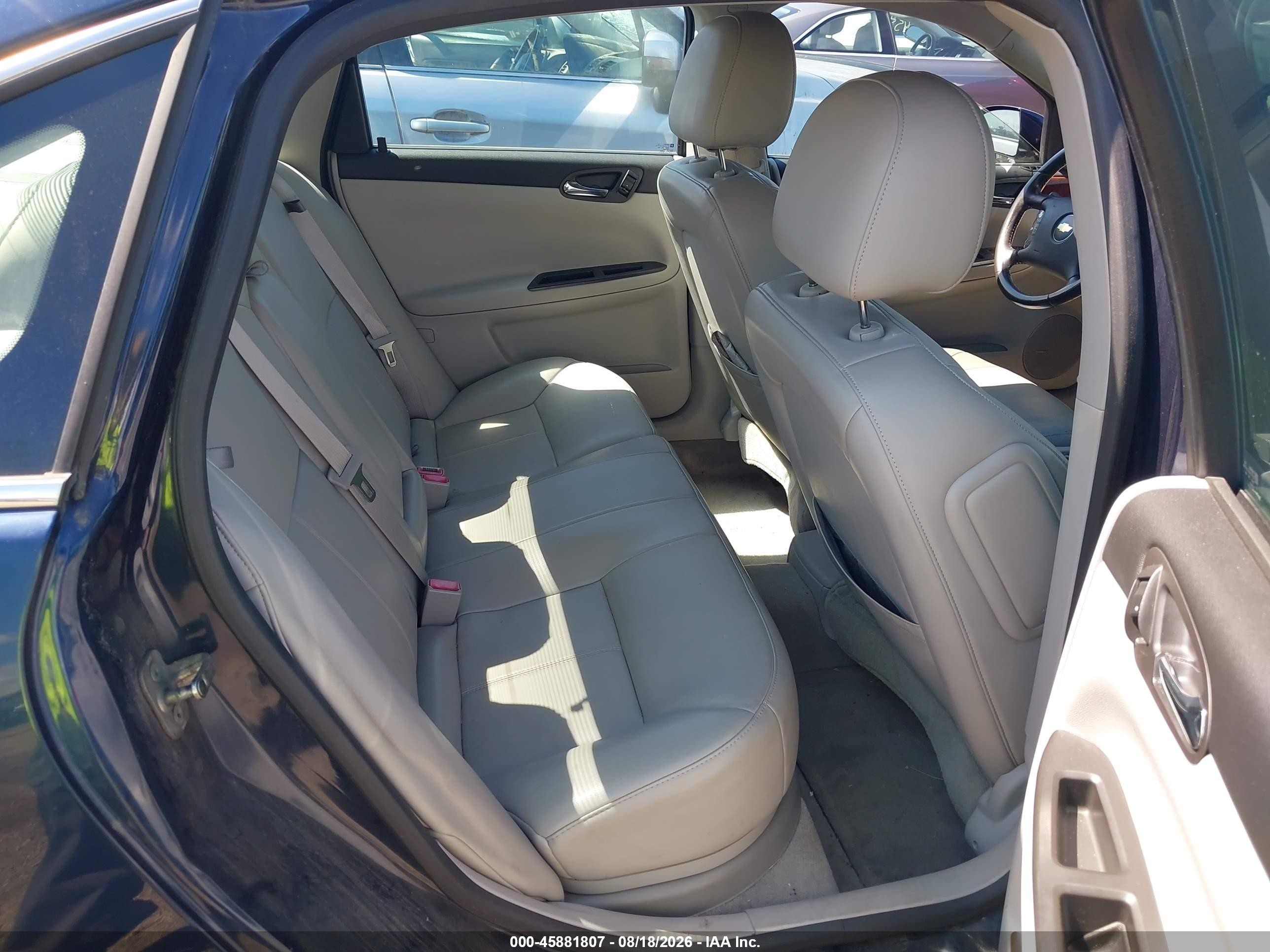 2009 Chevrolet Impala Lt Blue vin: 2G1WT57K791135038