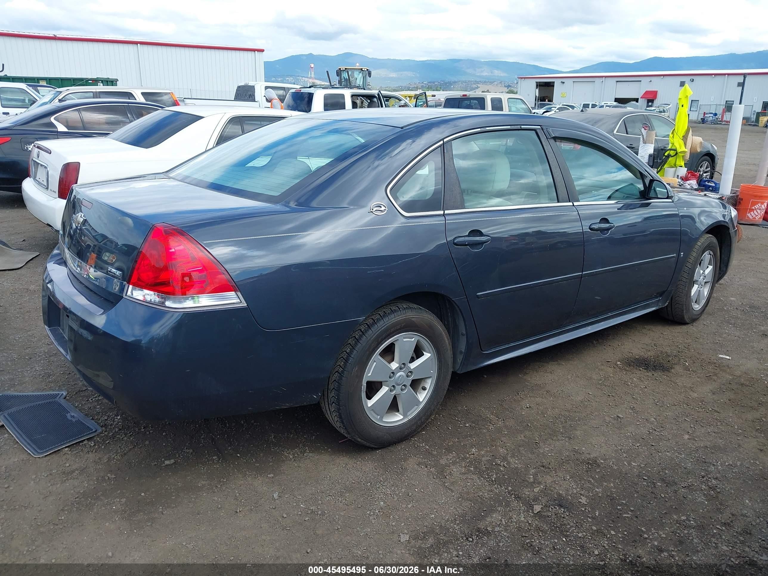 2009 Chevrolet Impala Lt Gray vin: 2G1WT57K791198463