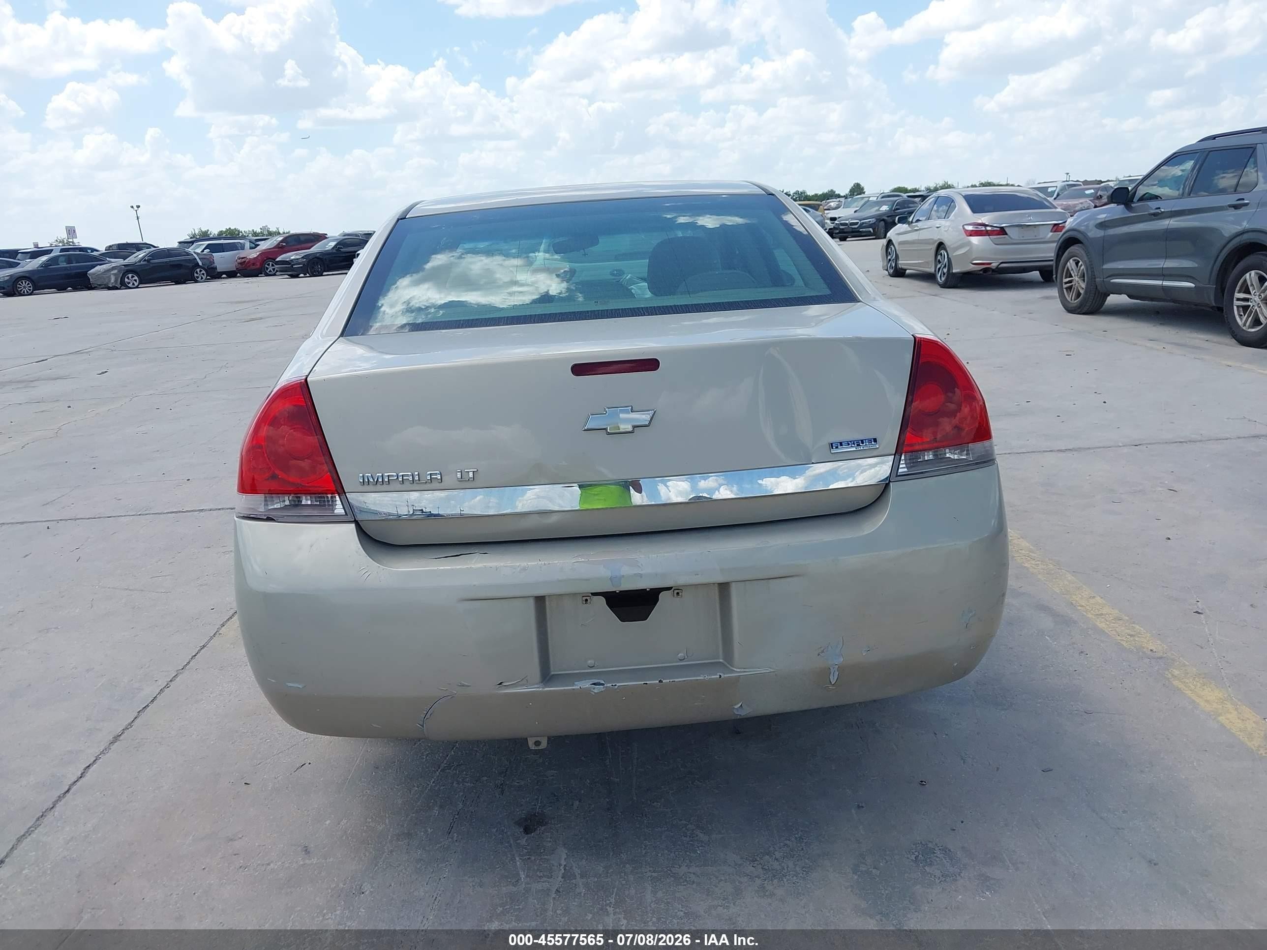2009 Chevrolet Impala Lt Beige vin: 2G1WT57K791217058