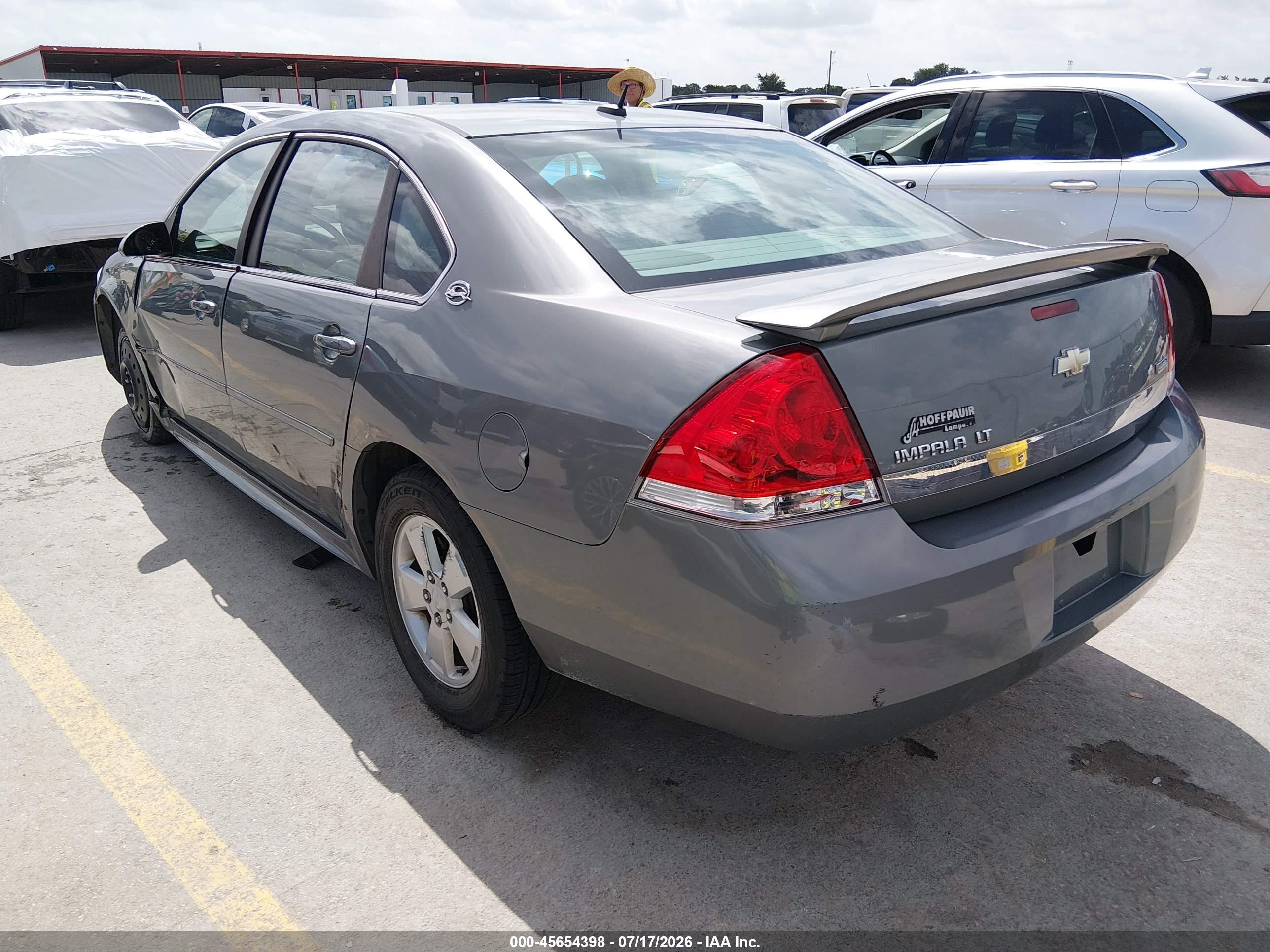 2009 Chevrolet Impala Lt Gray vin: 2G1WT57K791223846