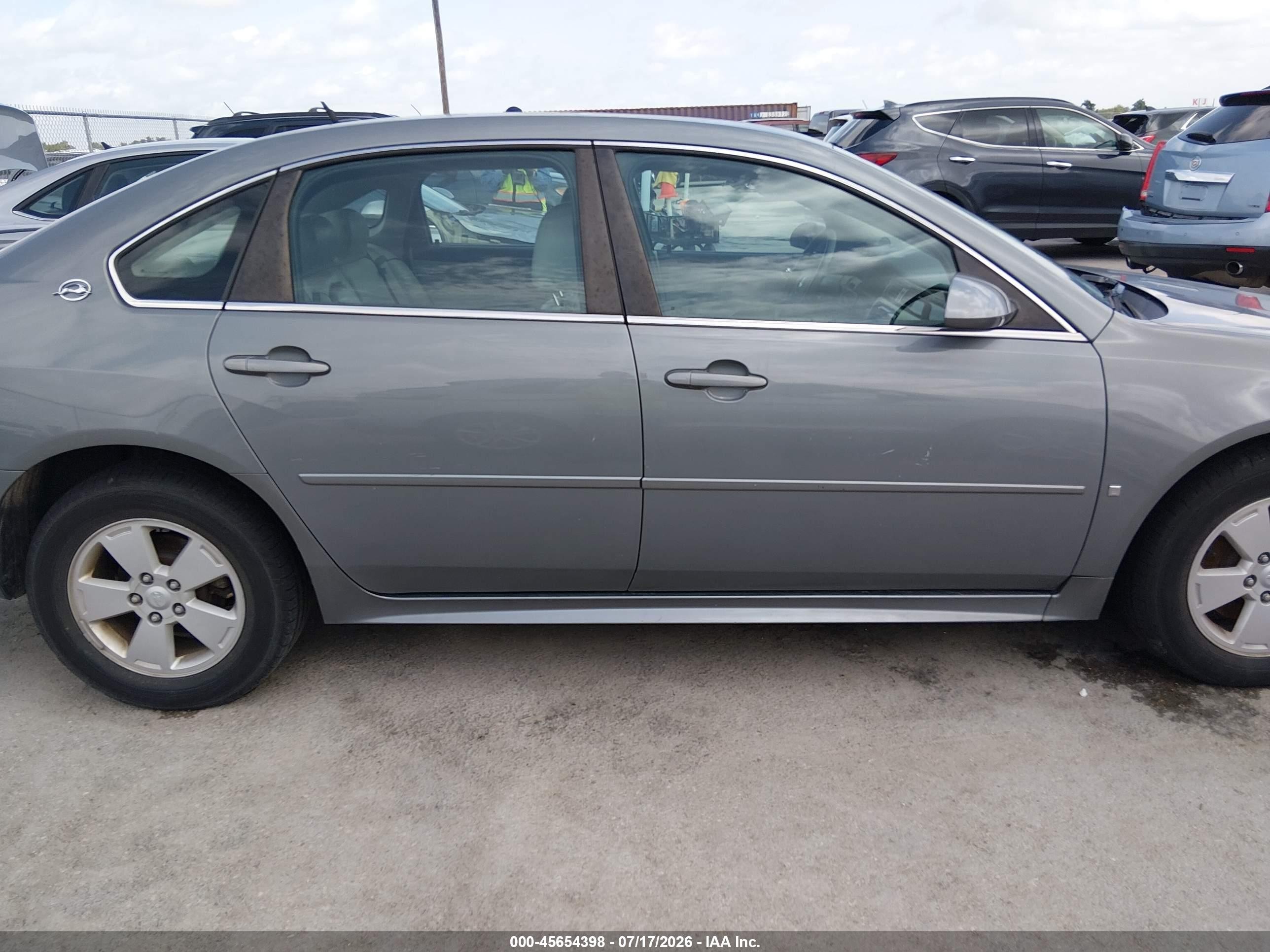 2009 Chevrolet Impala Lt Gray vin: 2G1WT57K791223846