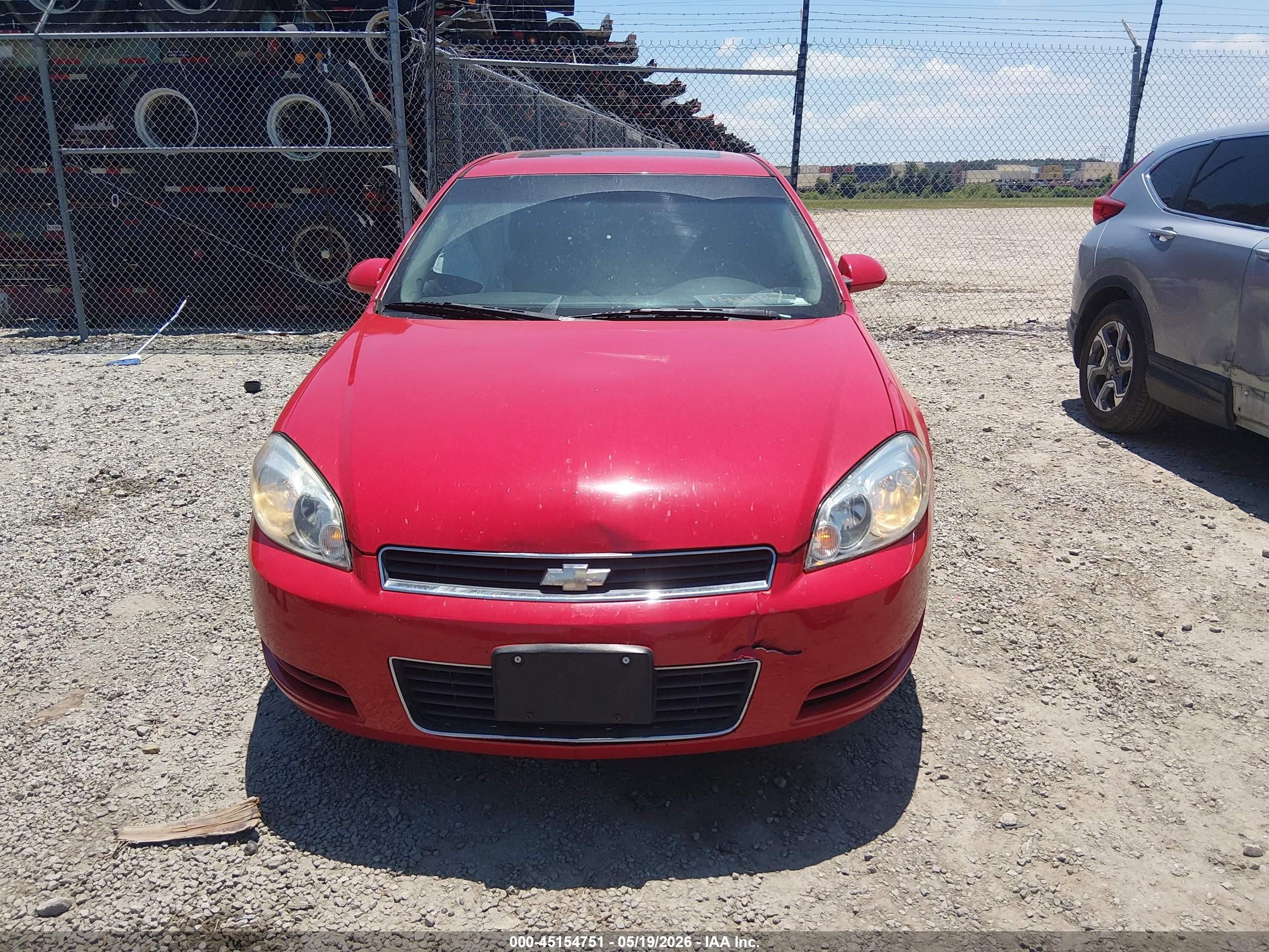 2009 Chevrolet Impala Lt Red vin: 2G1WT57K791234782