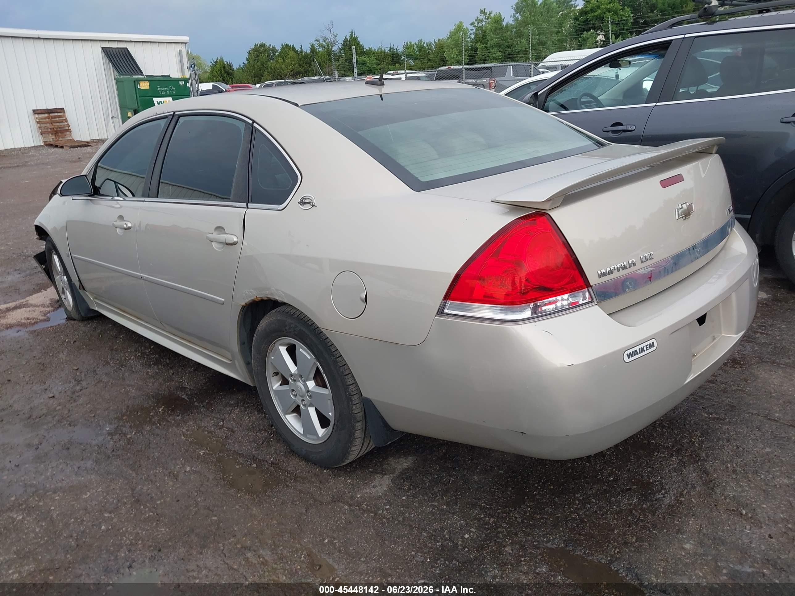 2009 Chevrolet Impala Lt Tan vin: 2G1WT57K891127742