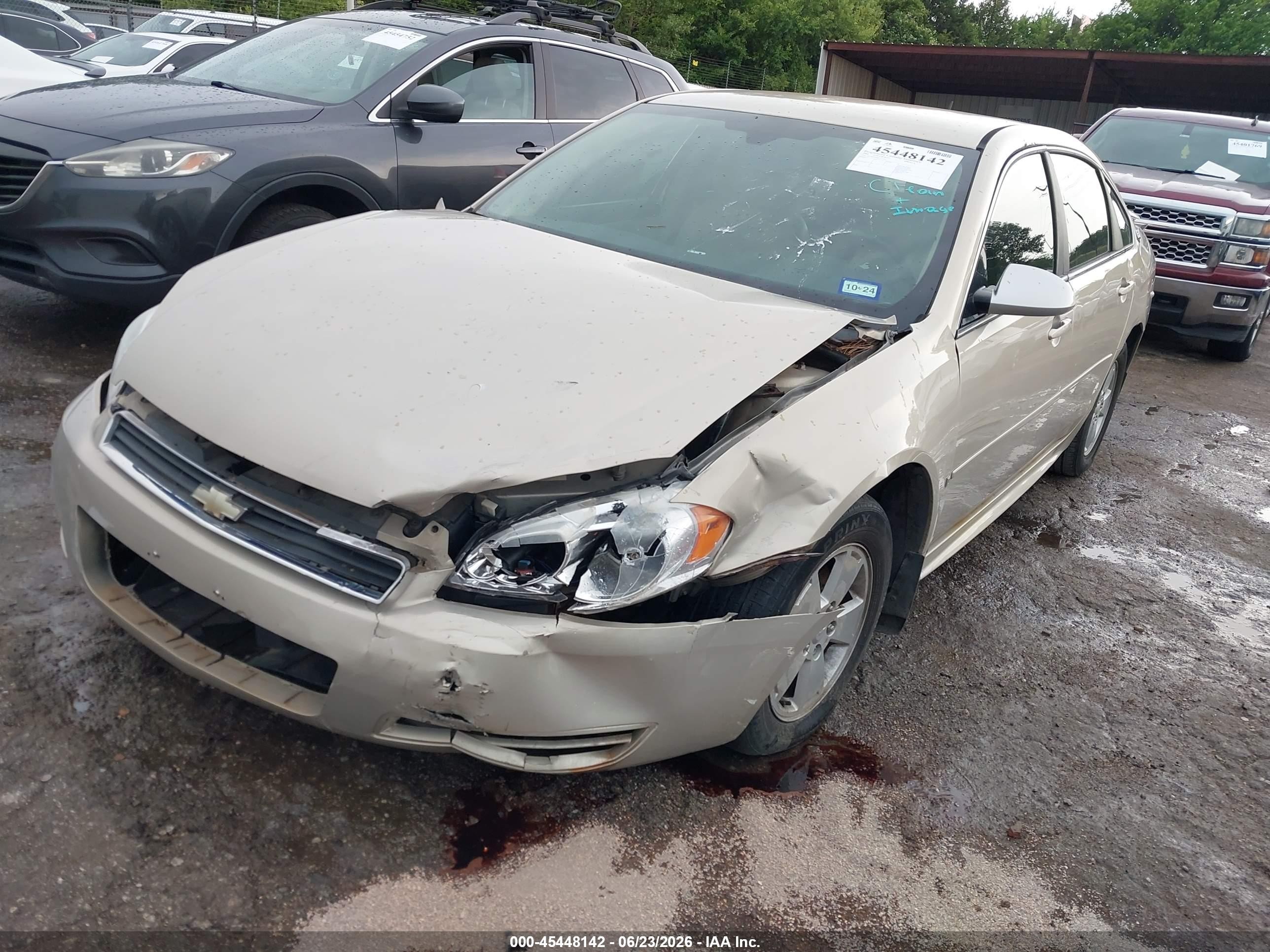 2009 Chevrolet Impala Lt Tan vin: 2G1WT57K891127742