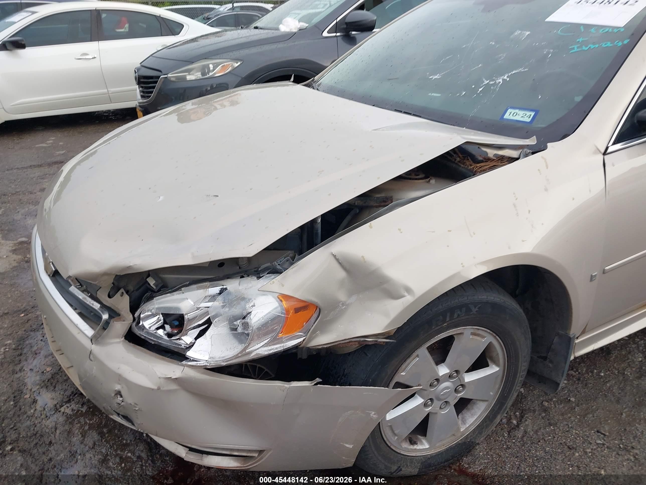 2009 Chevrolet Impala Lt Tan vin: 2G1WT57K891127742
