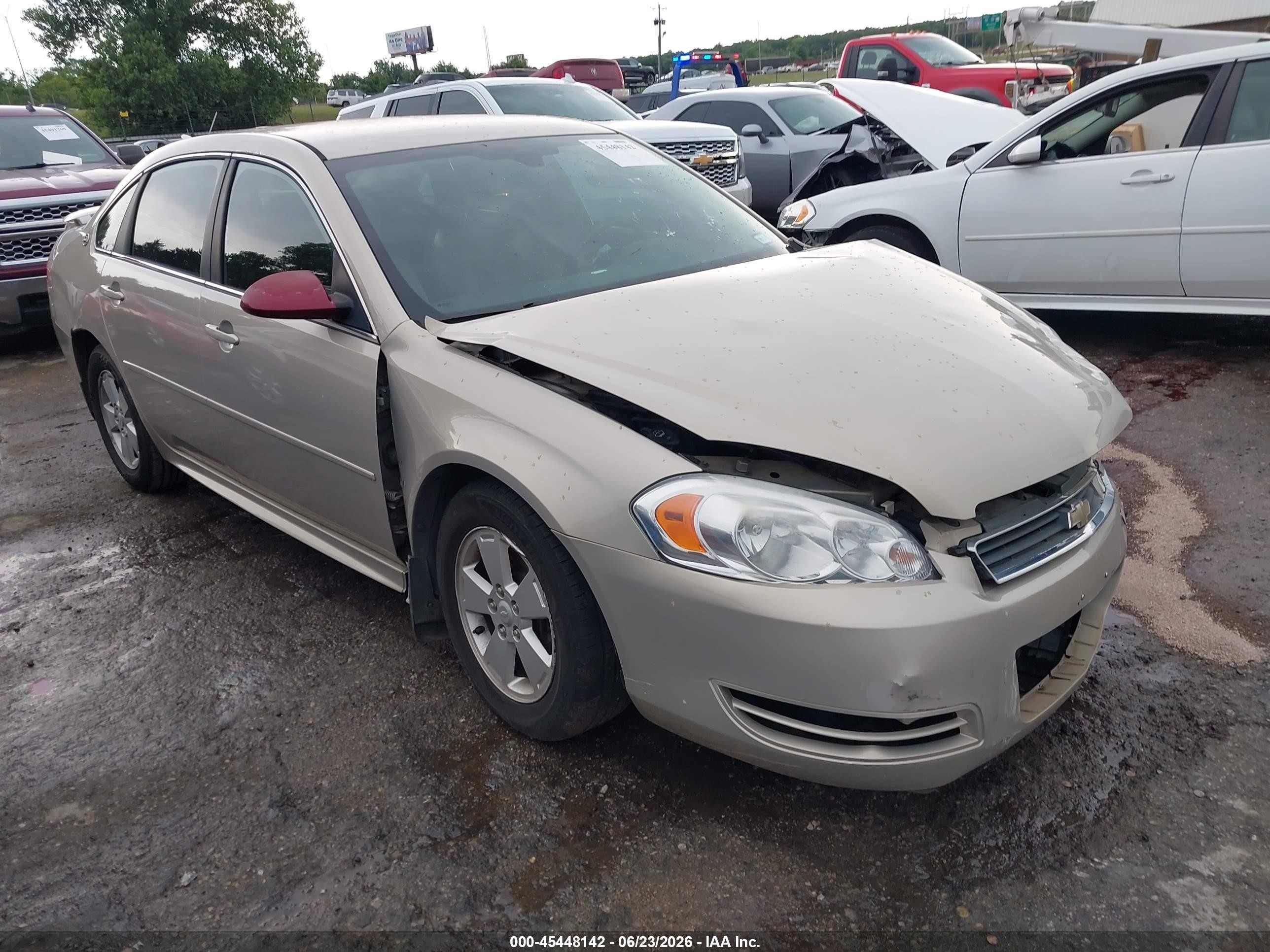 2009 Chevrolet Impala Lt Tan vin: 2G1WT57K891127742