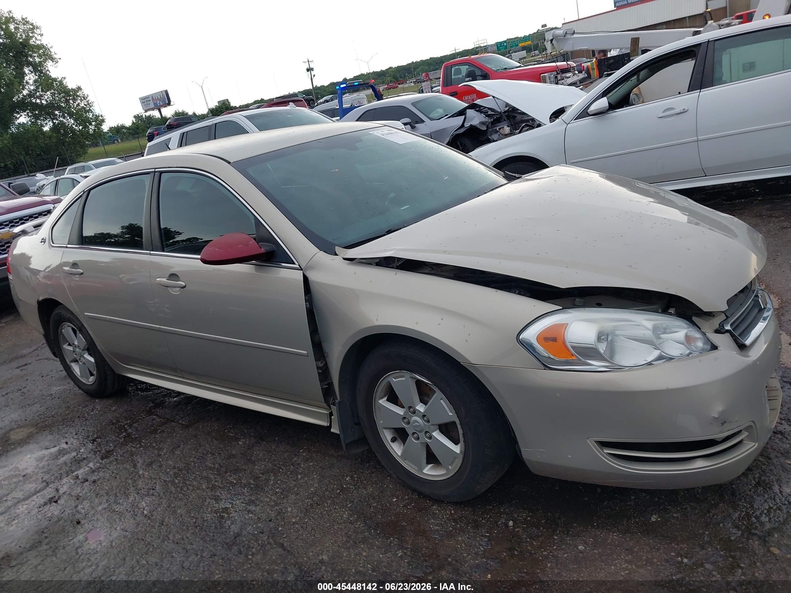 2009 Chevrolet Impala Lt Tan vin: 2G1WT57K891127742