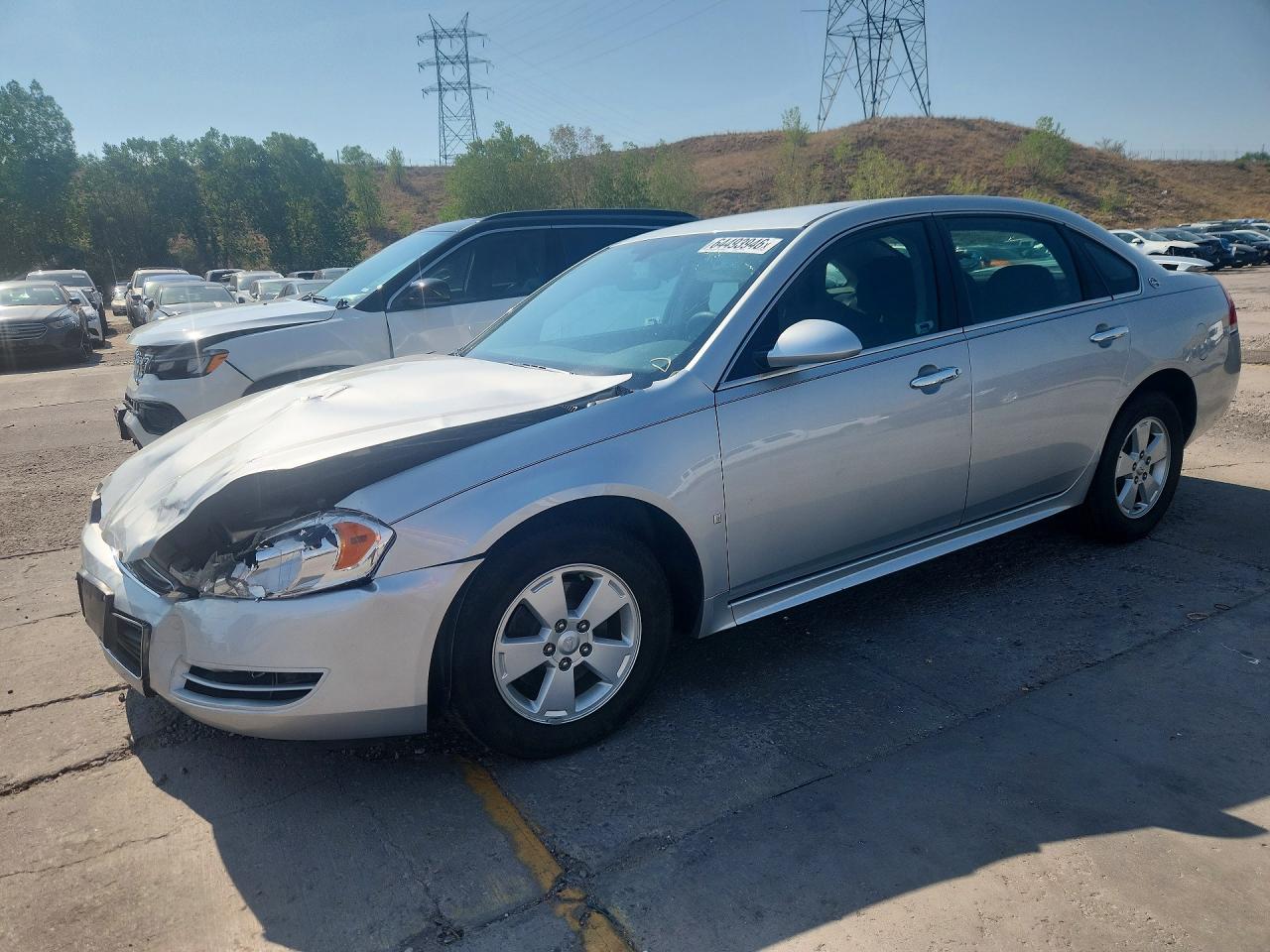 2009 Chevrolet Impala 1lt Silver vin: 2G1WT57K891144833