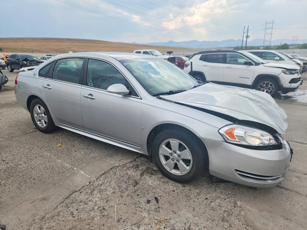 2009 Chevrolet Impala 1lt Silver vin: 2G1WT57K891144833
