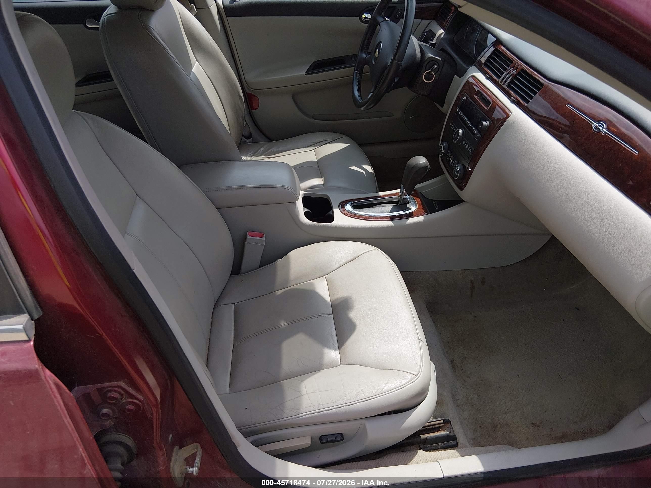 2009 Chevrolet Impala Lt Burgundy vin: 2G1WT57K891219448