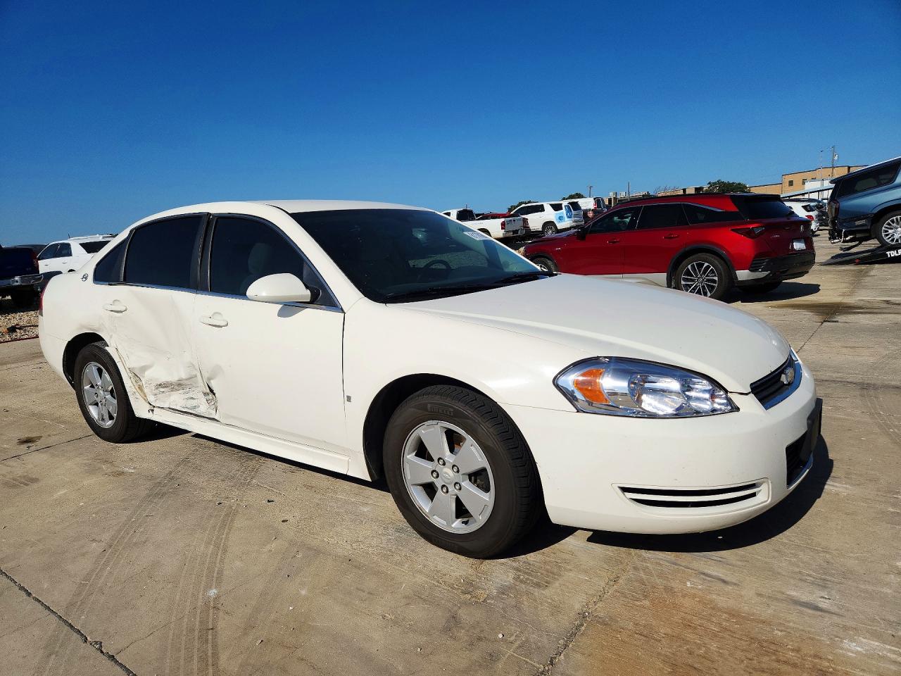 2009 Chevrolet Impala 1lt White vin: 2G1WT57K891232071