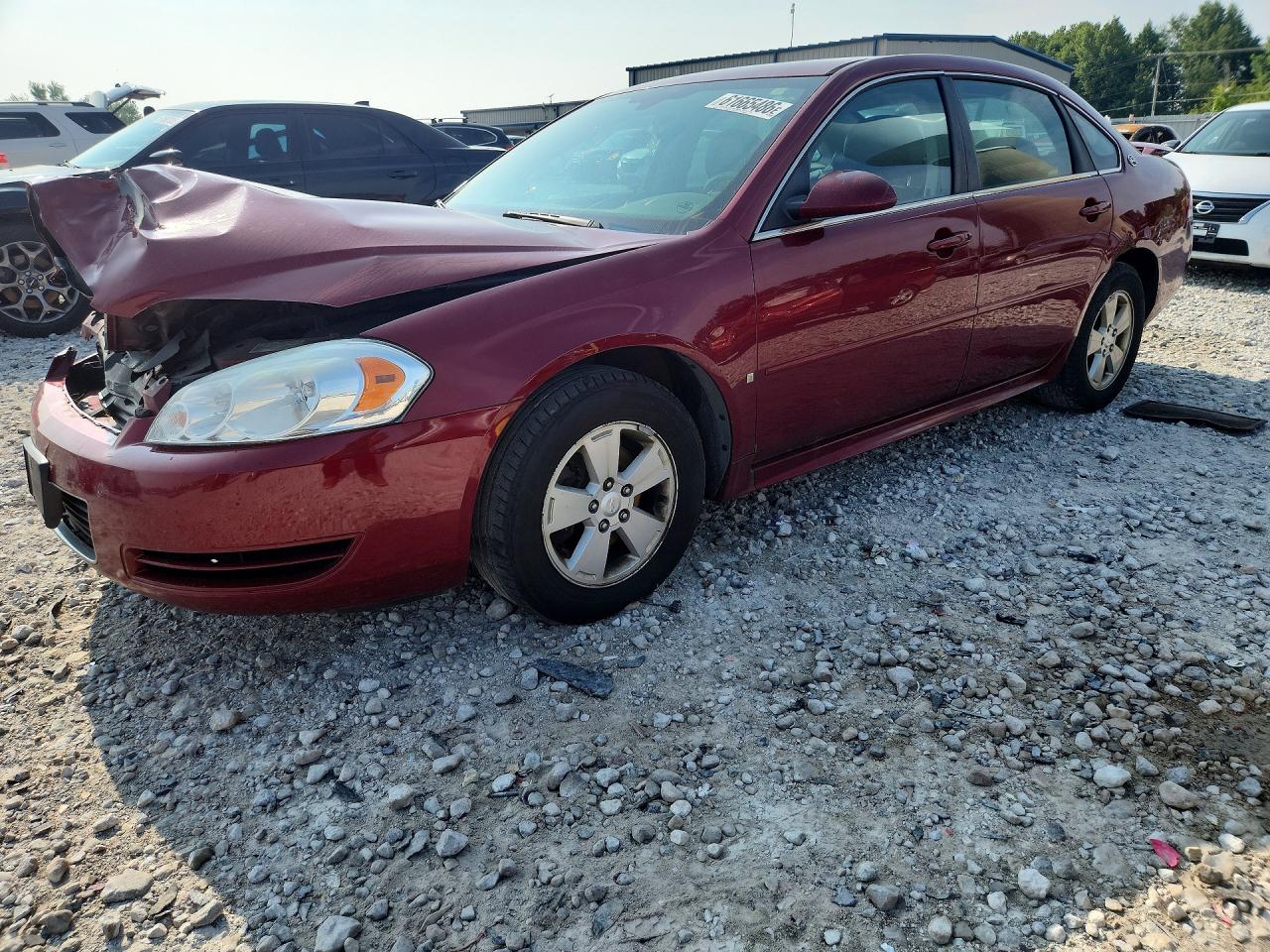 2009 Chevrolet Impala 1lt Burgundy vin: 2G1WT57K891245788