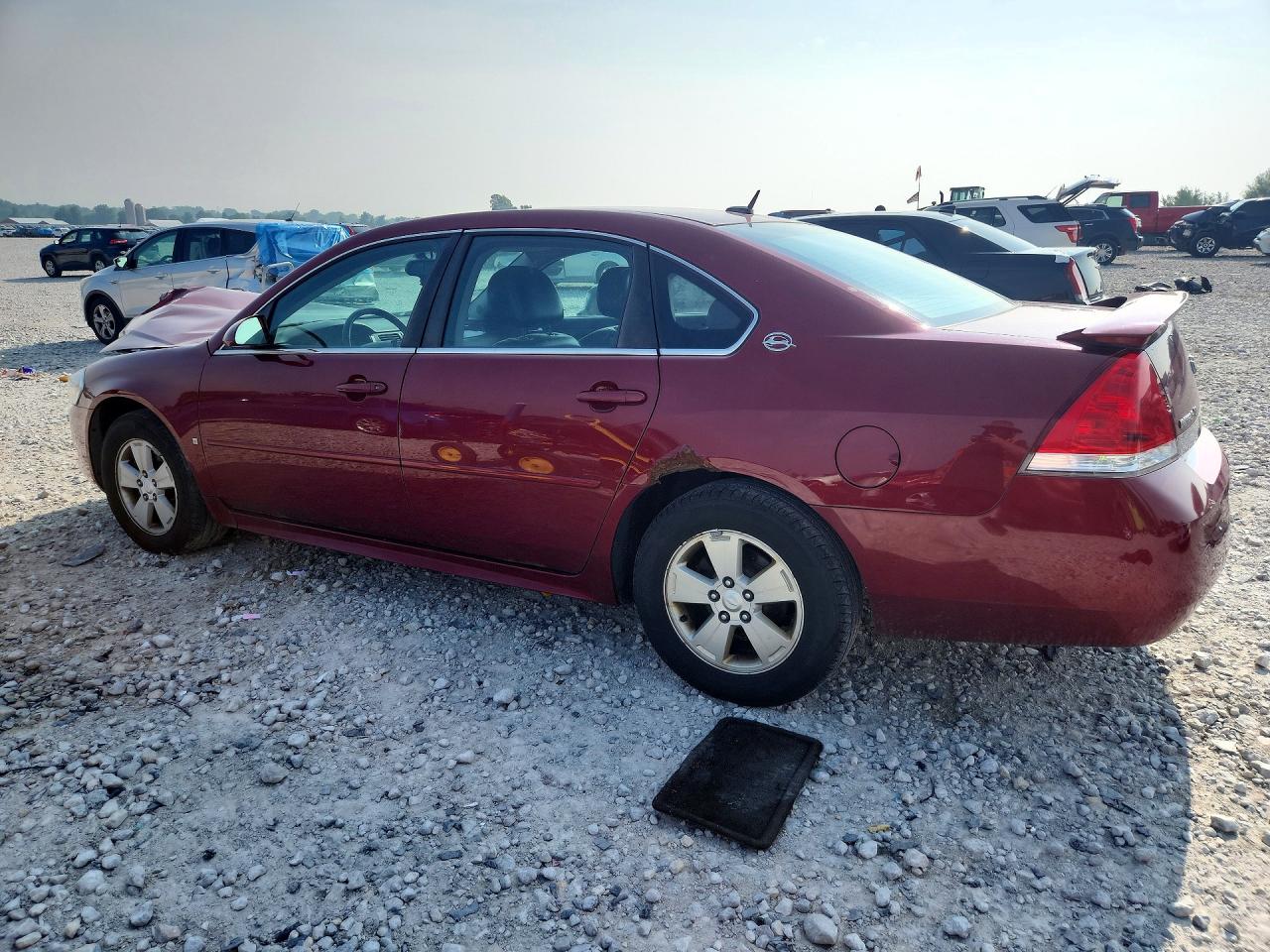 2009 Chevrolet Impala 1lt Burgundy vin: 2G1WT57K891245788