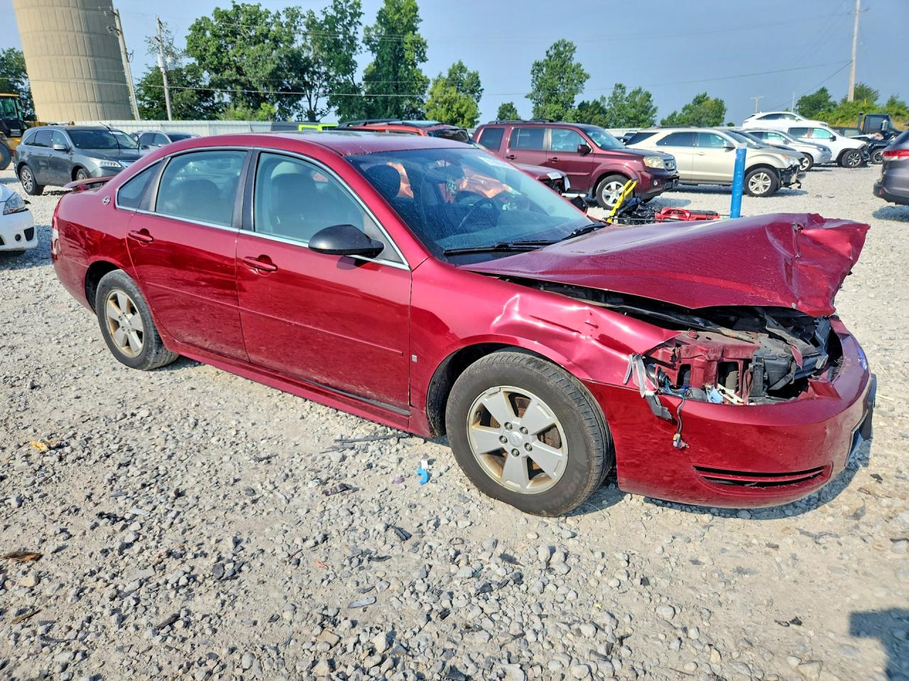 2009 Chevrolet Impala 1lt Burgundy vin: 2G1WT57K891245788