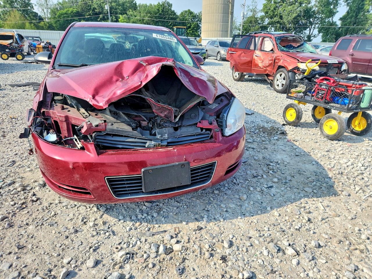 2009 Chevrolet Impala 1lt Burgundy vin: 2G1WT57K891245788