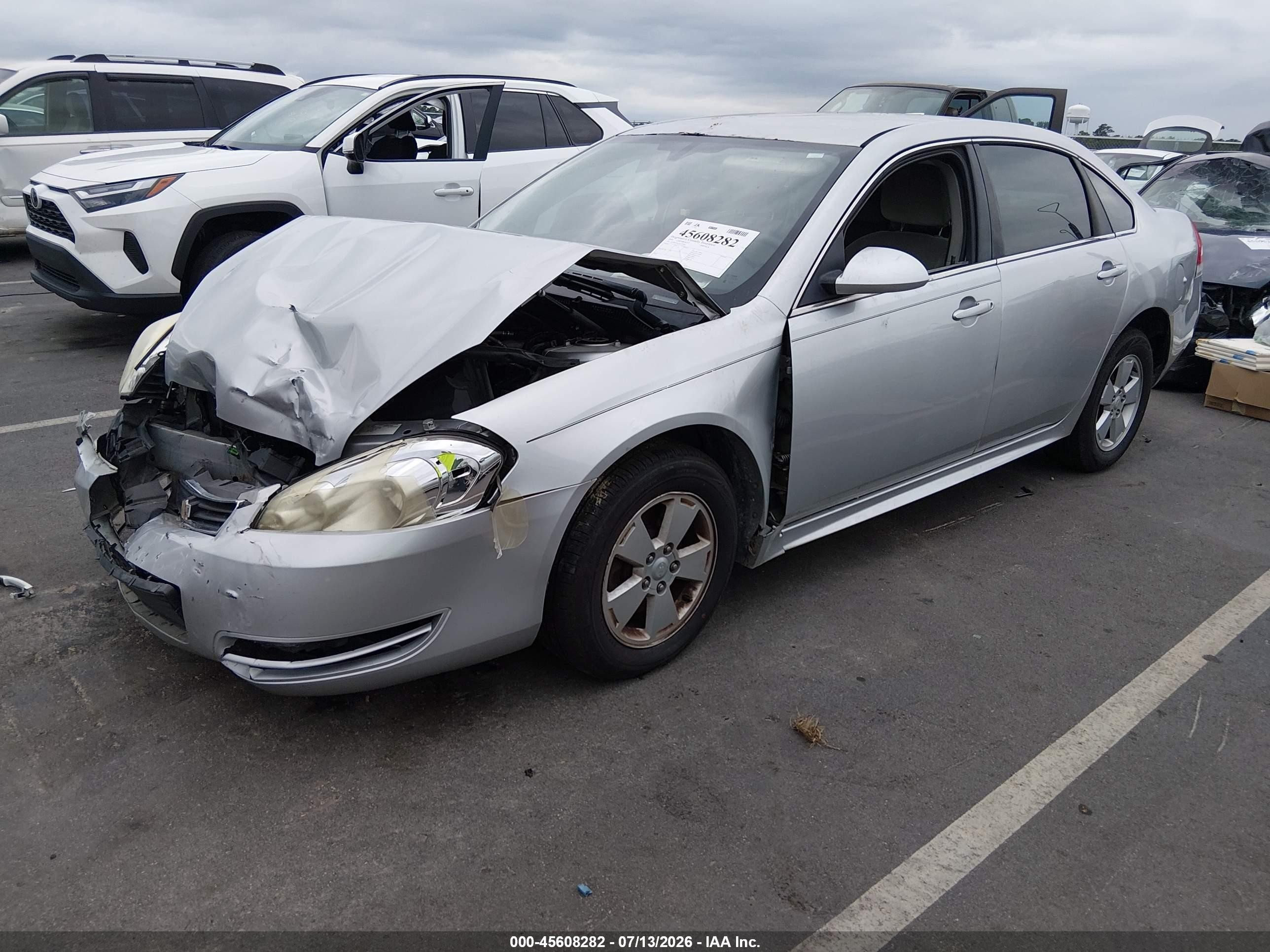 2009 Chevrolet Impala Lt Silver vin: 2G1WT57K991152780