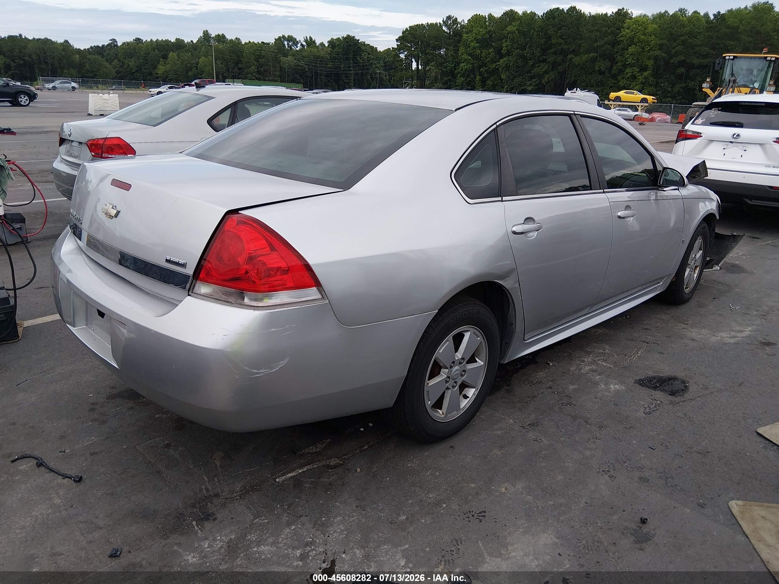 2009 Chevrolet Impala Lt Silver vin: 2G1WT57K991152780