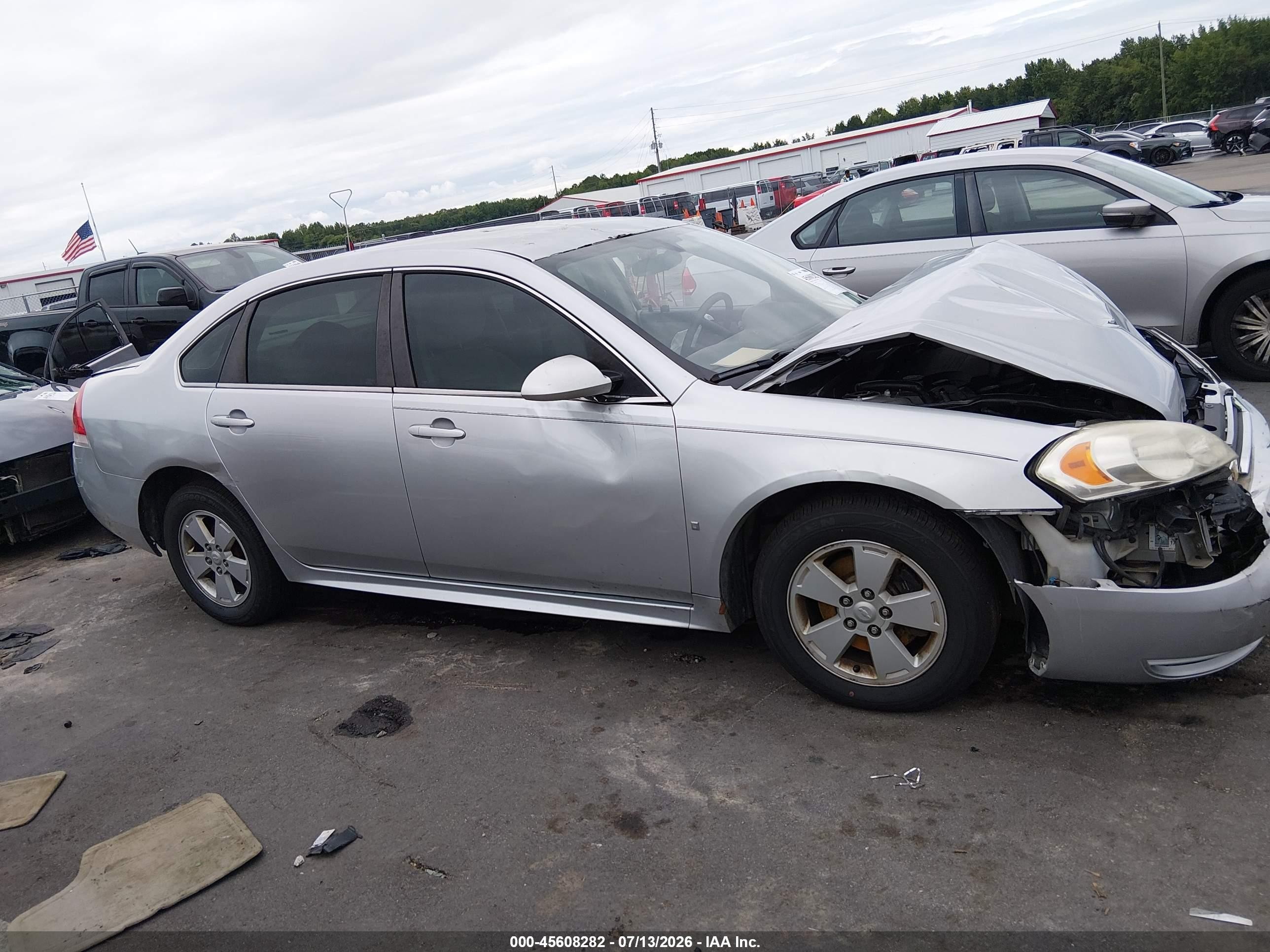 2009 Chevrolet Impala Lt Silver vin: 2G1WT57K991152780