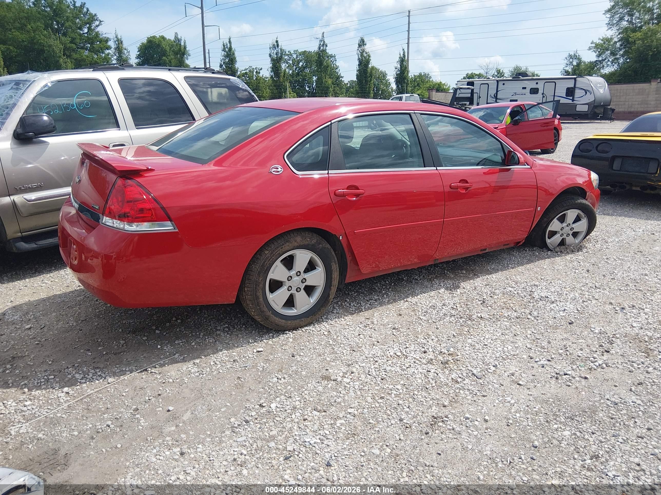 2009 Chevrolet Impala Lt Red vin: 2G1WT57K991203307