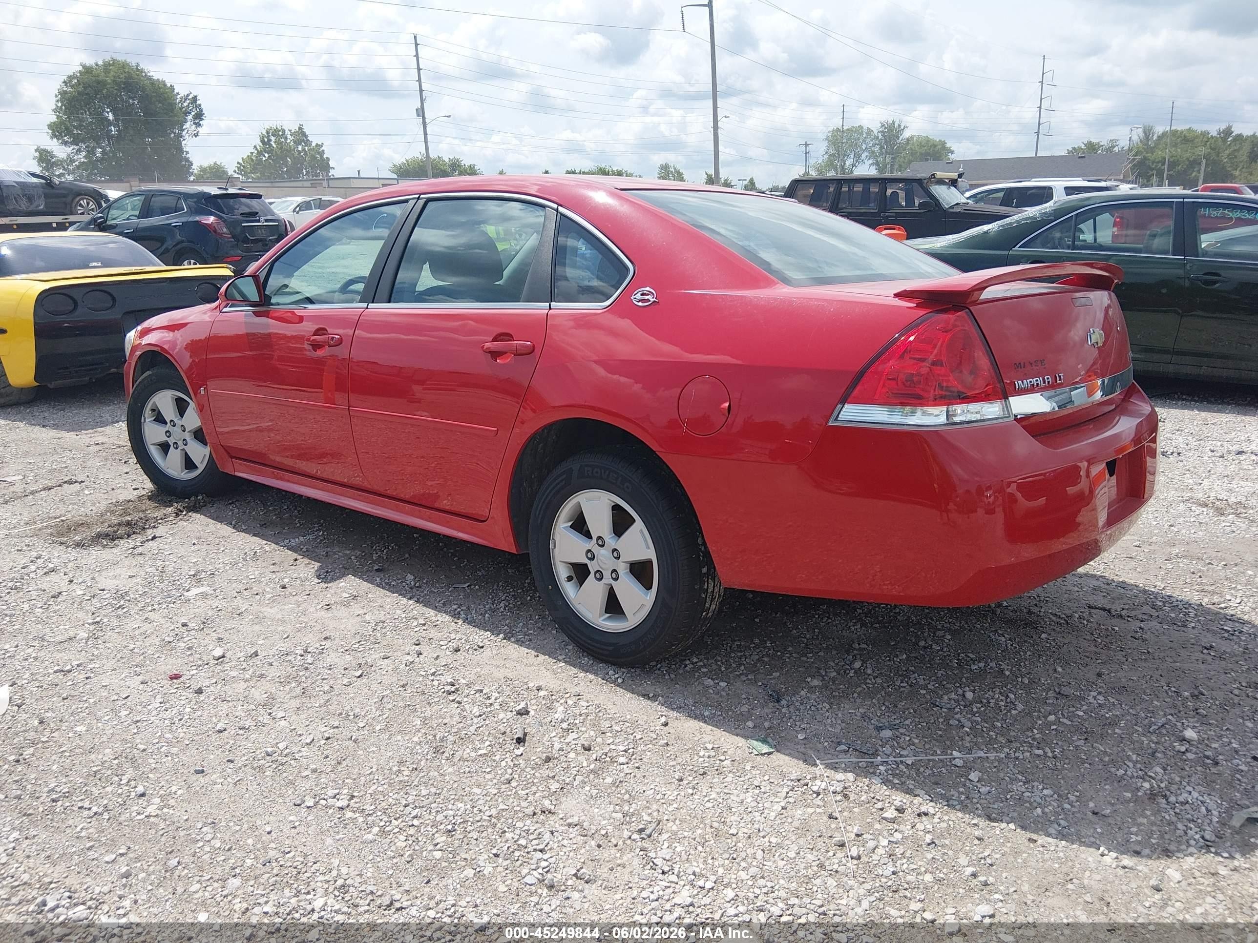 2009 Chevrolet Impala Lt Red vin: 2G1WT57K991203307