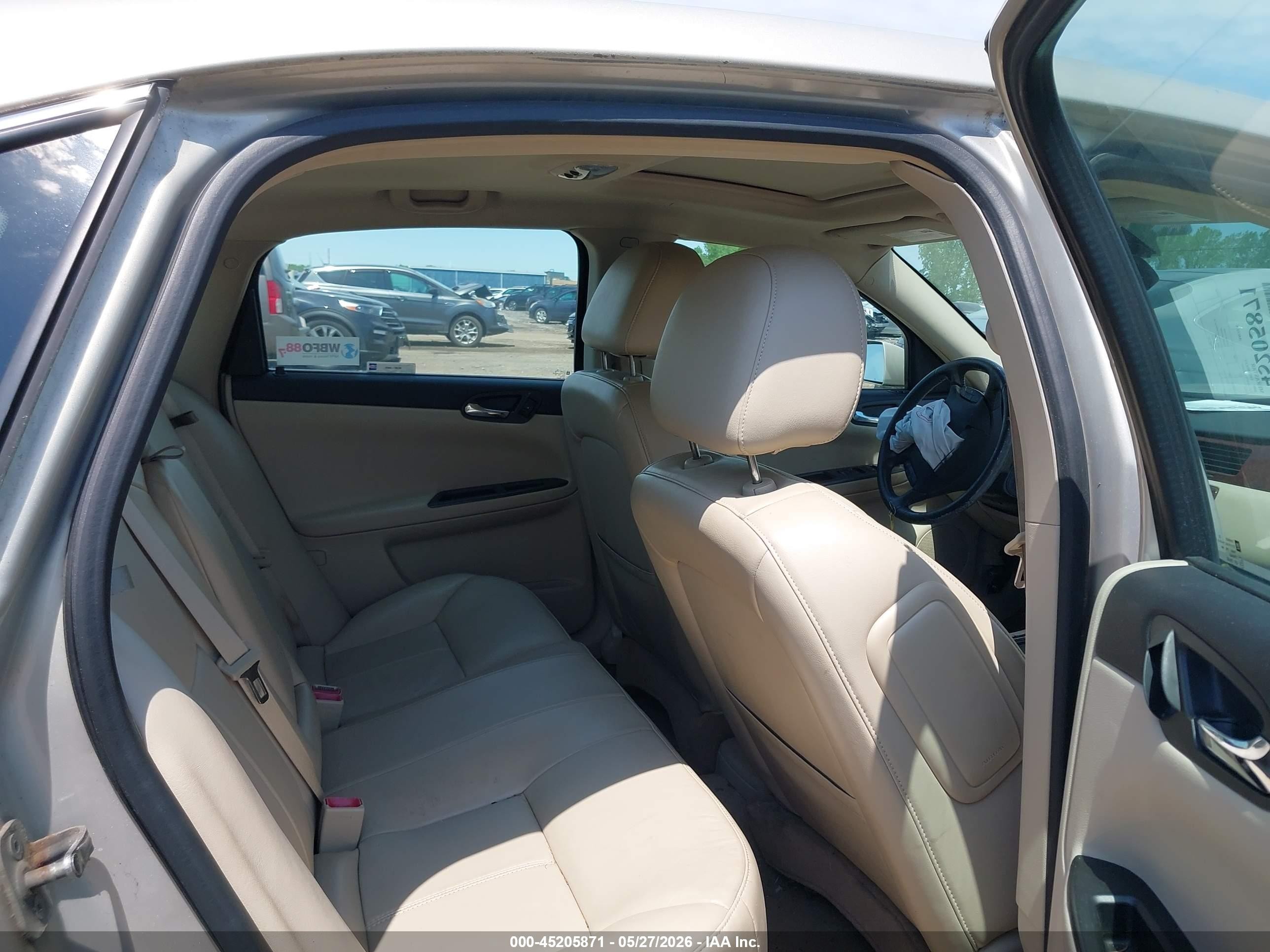 2009 Chevrolet Impala Lt Желто-коричневый vin: 2G1WT57K991206692