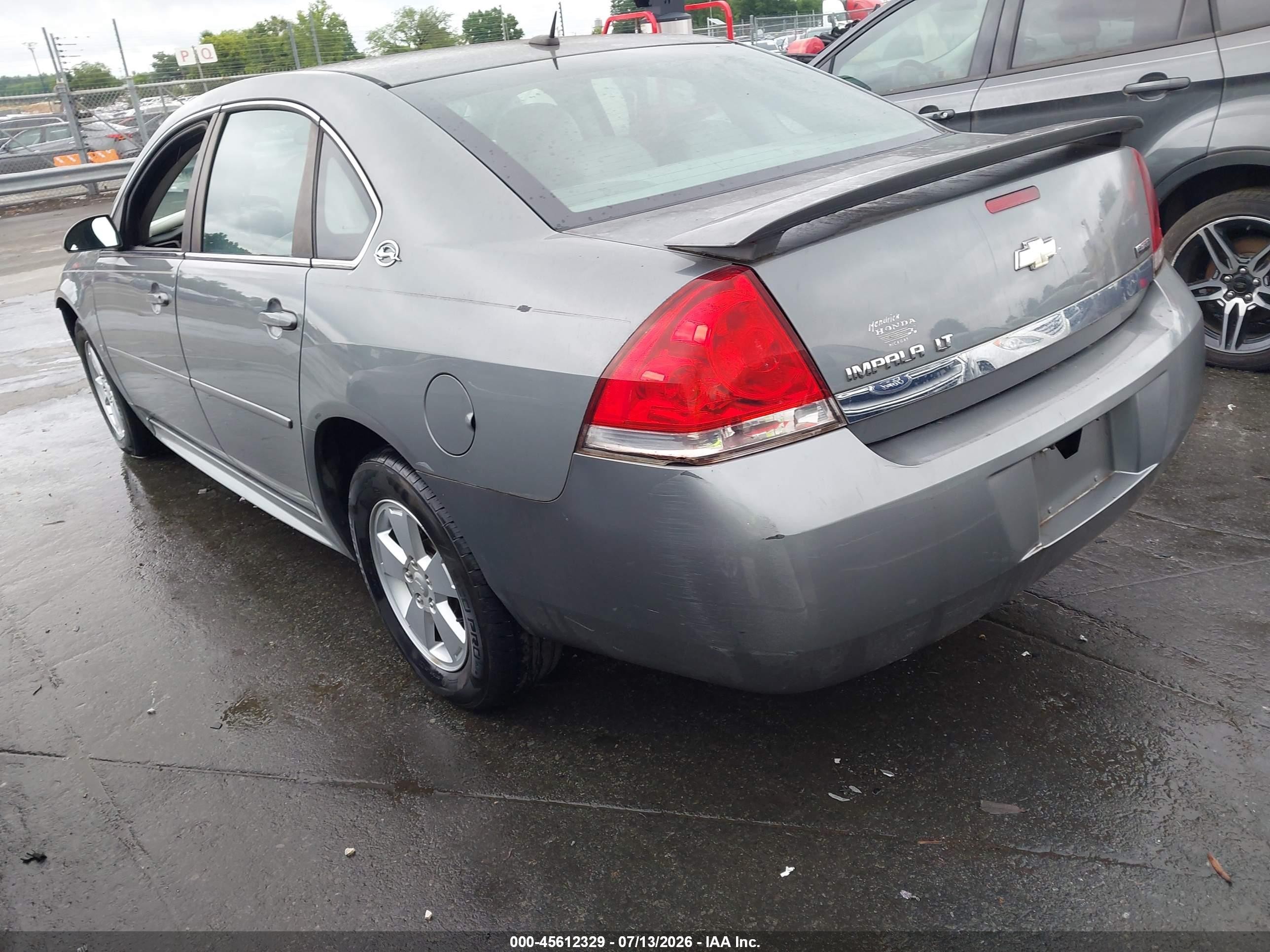 2009 Chevrolet Impala Lt Gray vin: 2G1WT57K991217711
