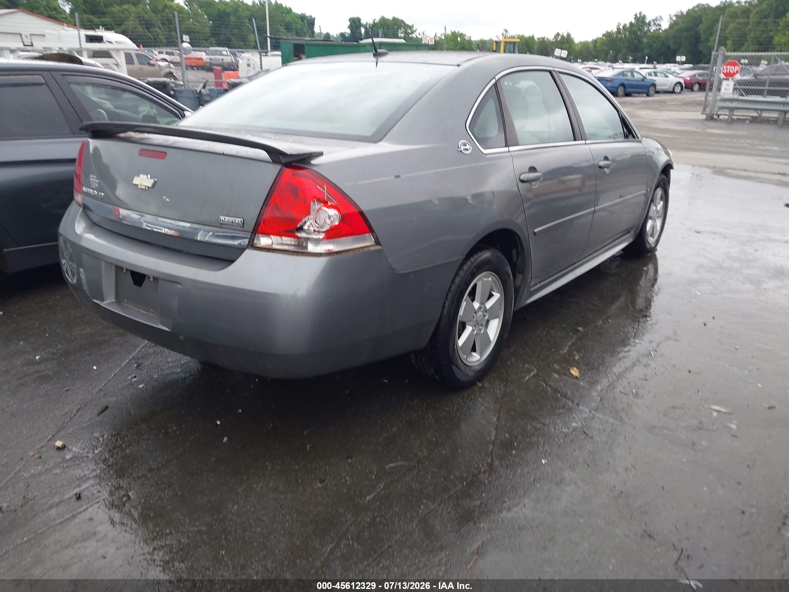 2009 Chevrolet Impala Lt Gray vin: 2G1WT57K991217711