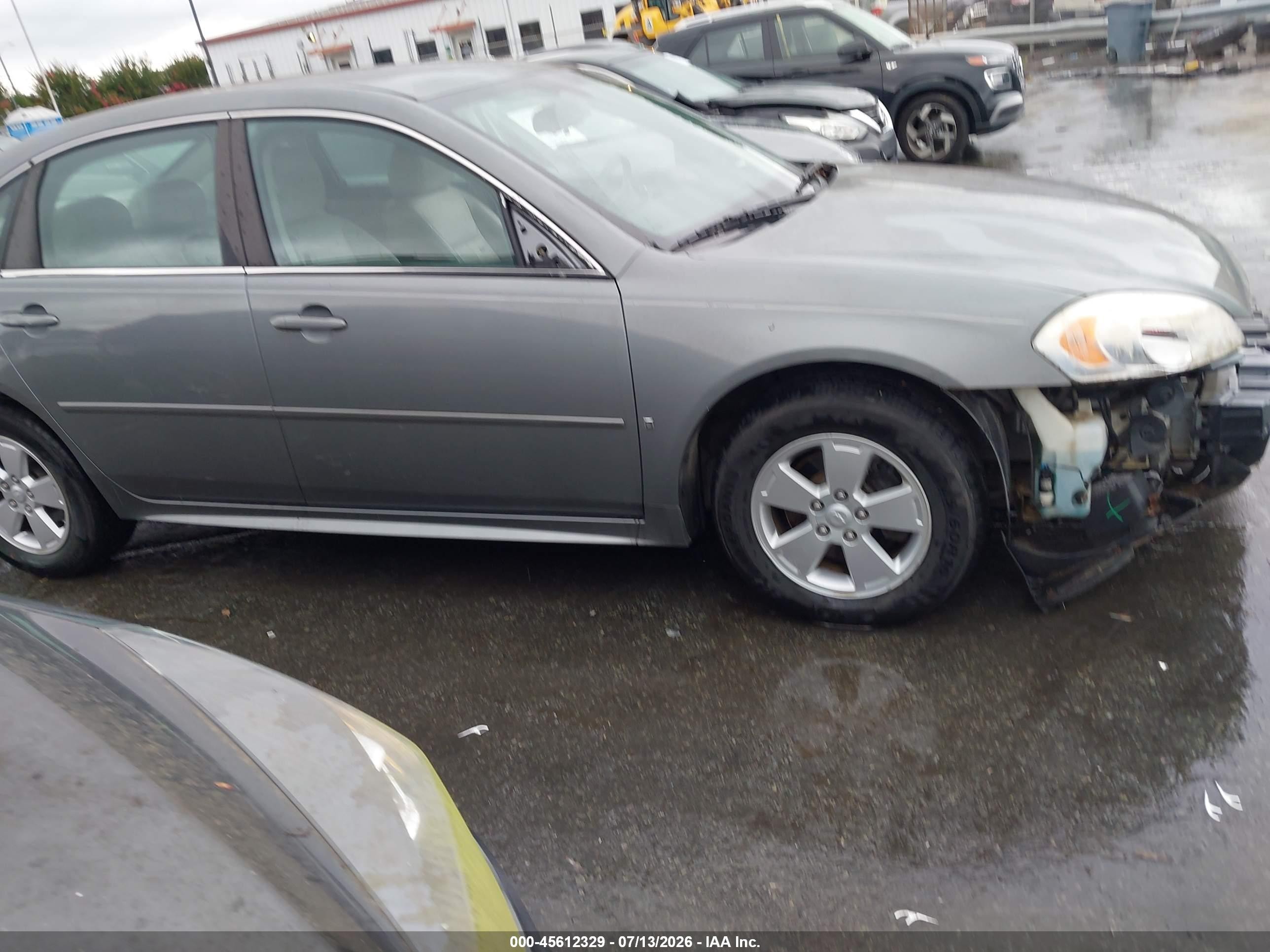 2009 Chevrolet Impala Lt Gray vin: 2G1WT57K991217711