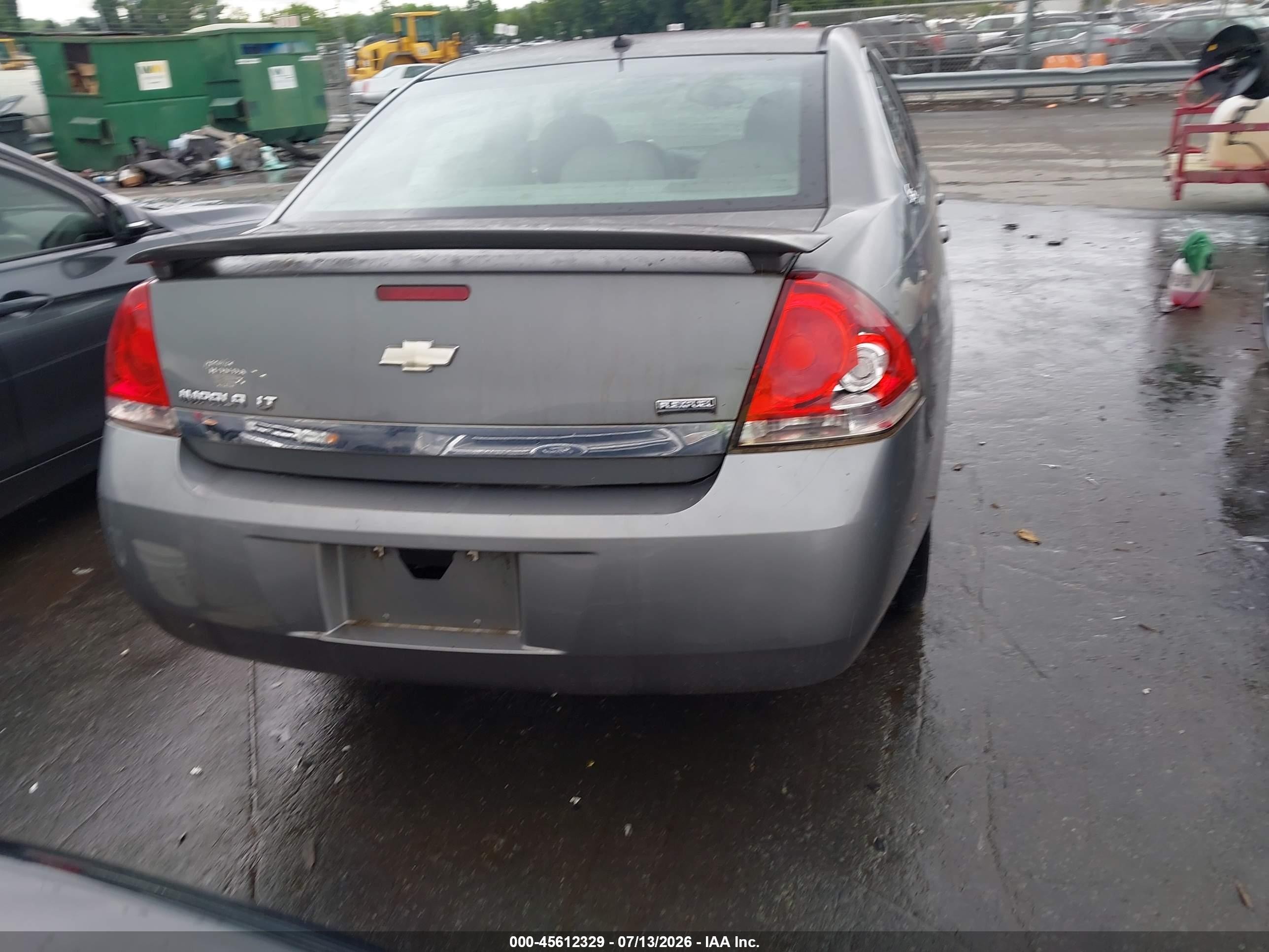 2009 Chevrolet Impala Lt Gray vin: 2G1WT57K991217711