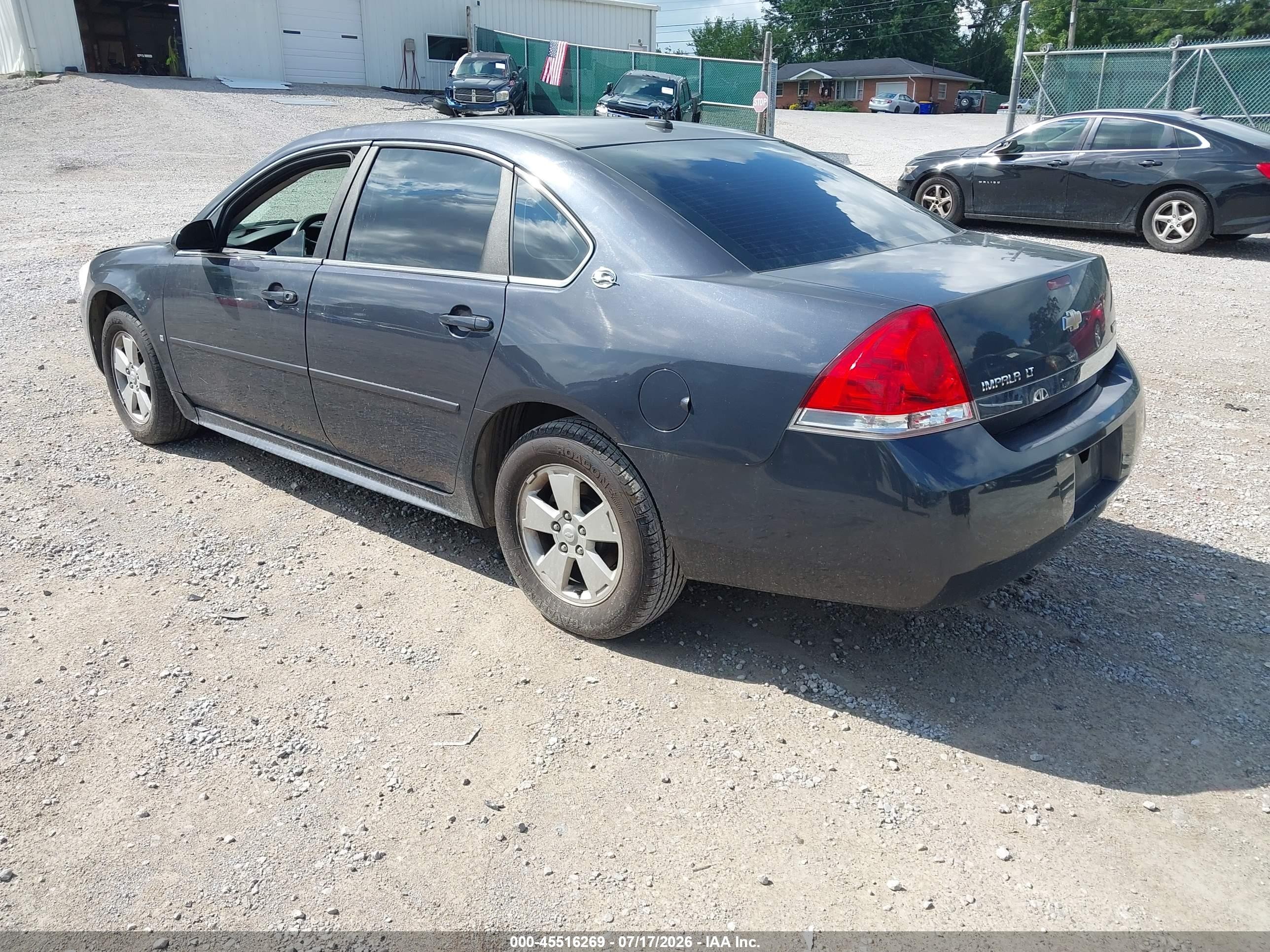 2009 Chevrolet Impala Lt Gray vin: 2G1WT57K991229034