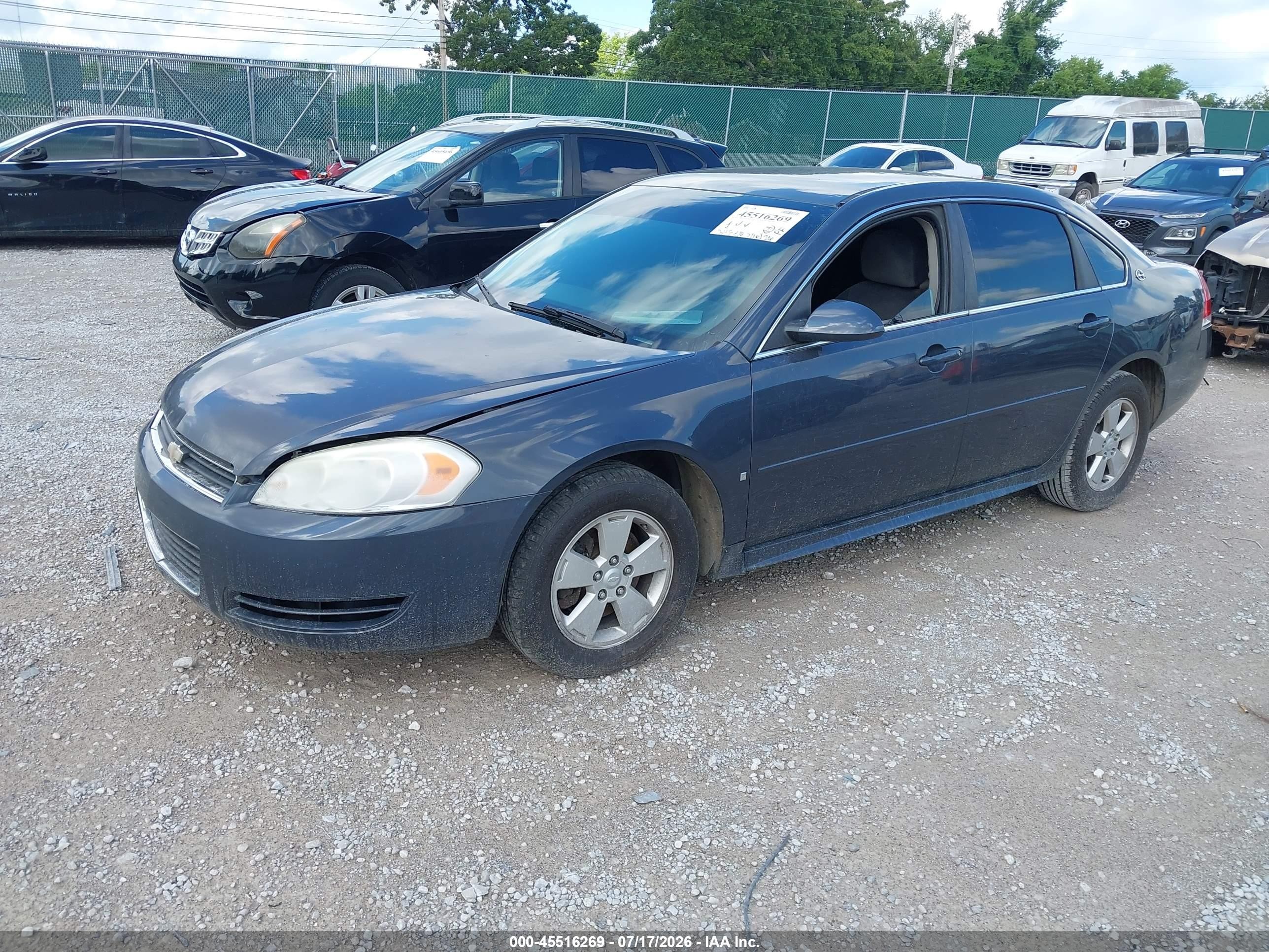 2009 Chevrolet Impala Lt Gray vin: 2G1WT57K991229034