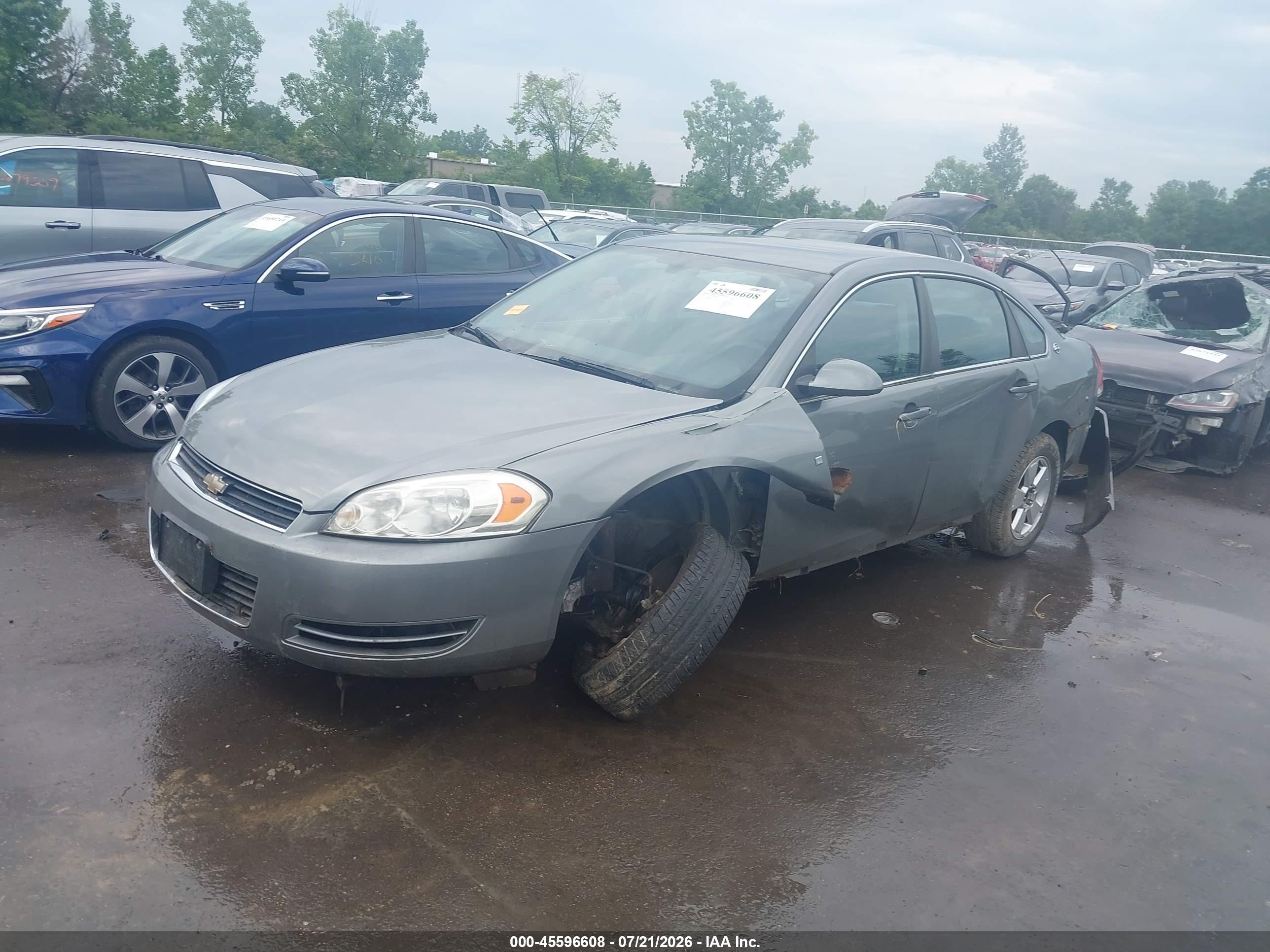 2009 Chevrolet Impala Lt Gray vin: 2G1WT57K991237277