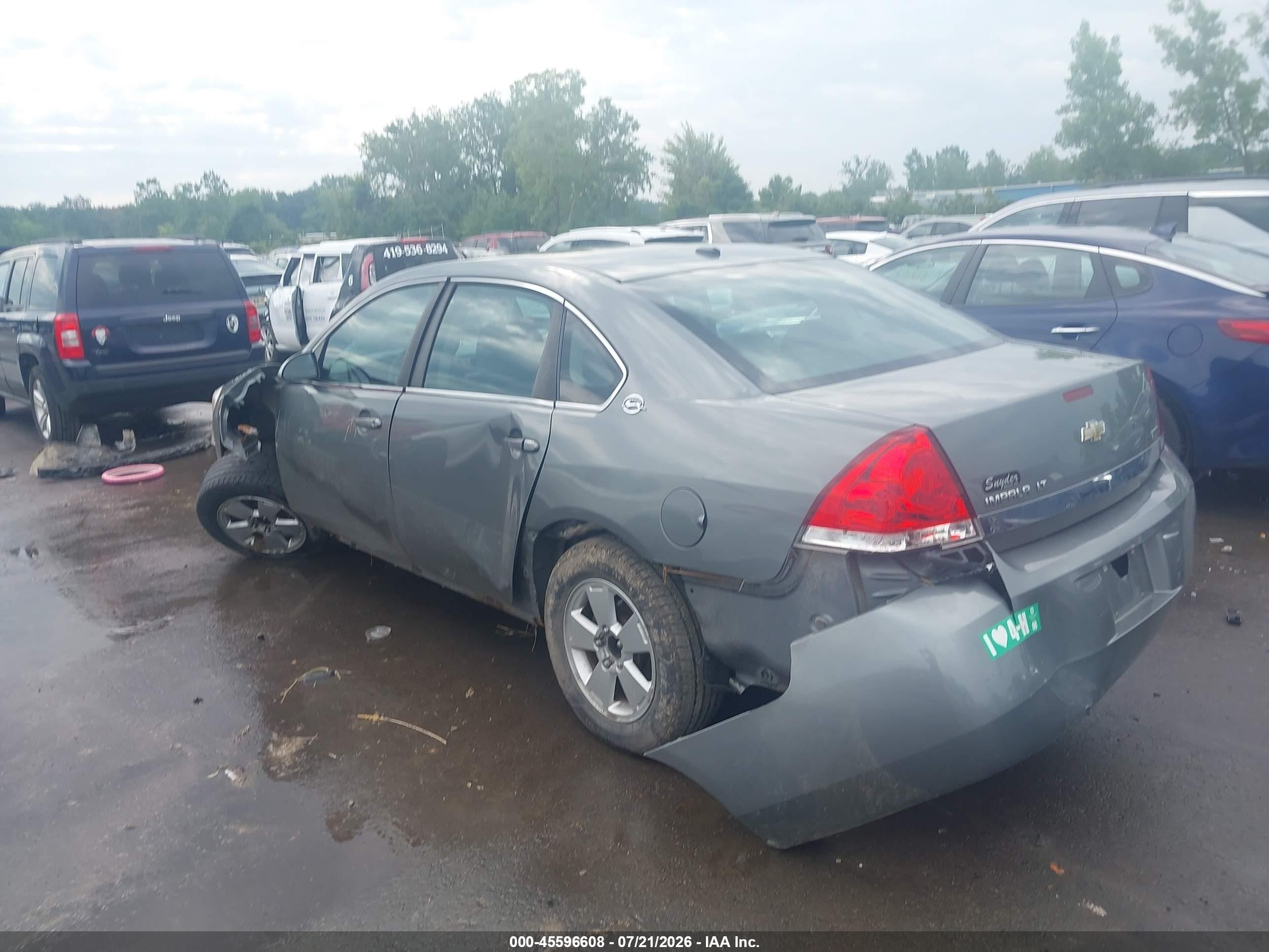 2009 Chevrolet Impala Lt Gray vin: 2G1WT57K991237277
