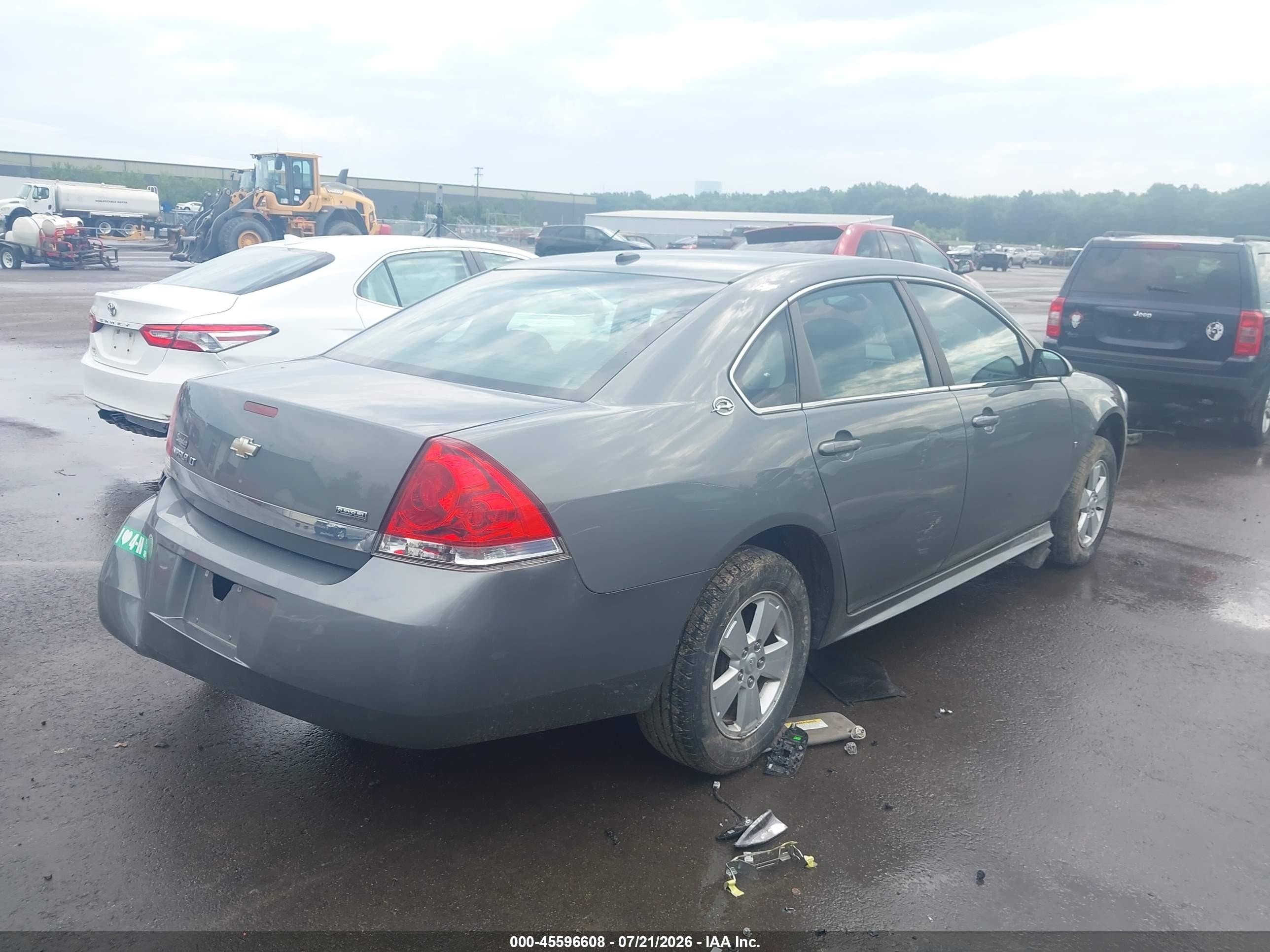 2009 Chevrolet Impala Lt Gray vin: 2G1WT57K991237277