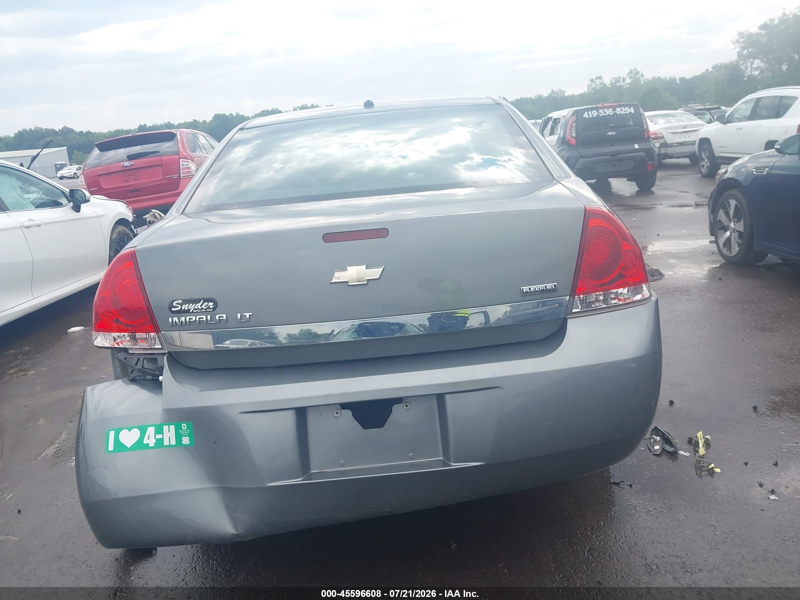 2009 Chevrolet Impala Lt Gray vin: 2G1WT57K991237277