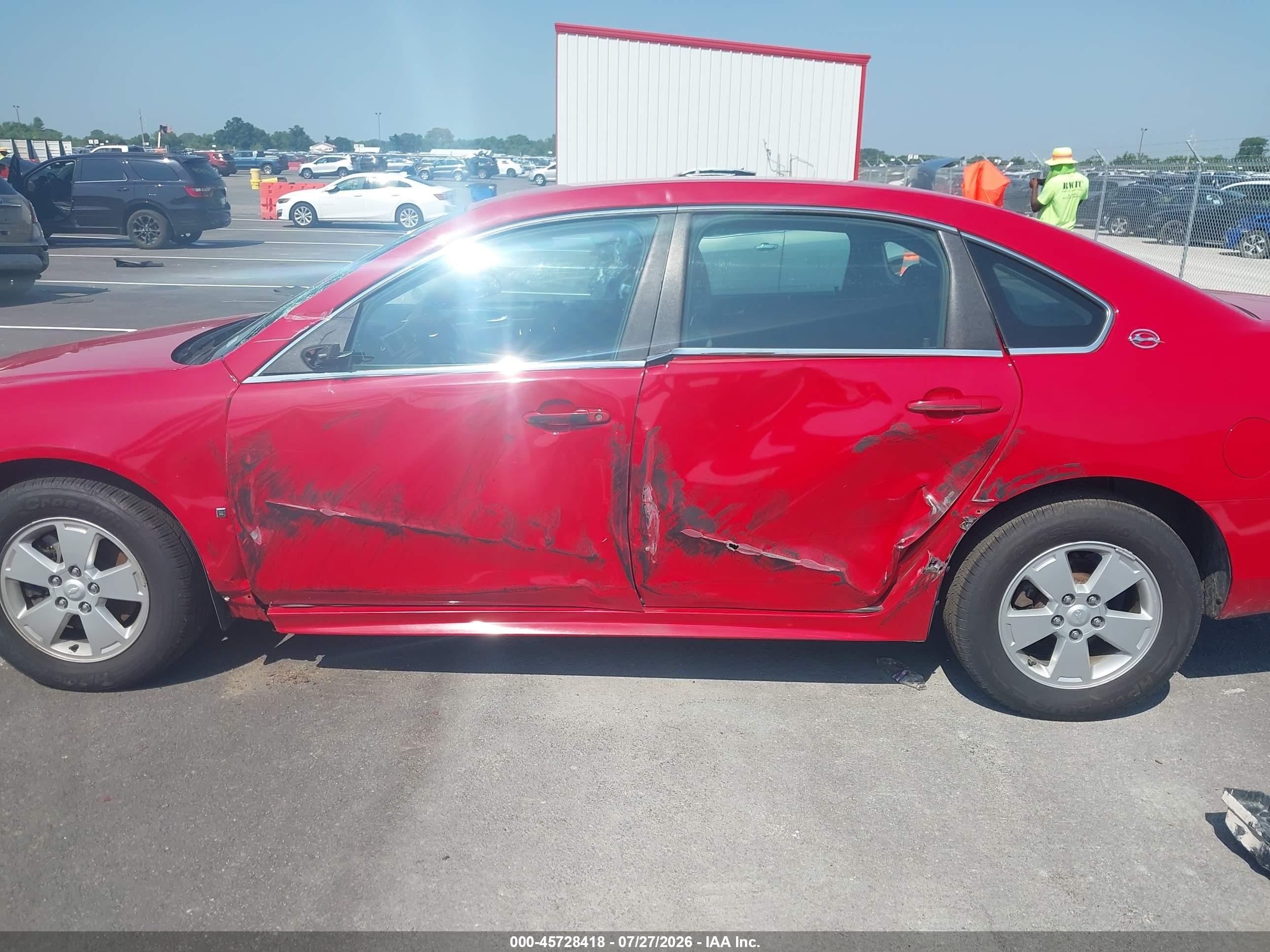 2009 Chevrolet Impala Lt Красный vin: 2G1WT57K991301253