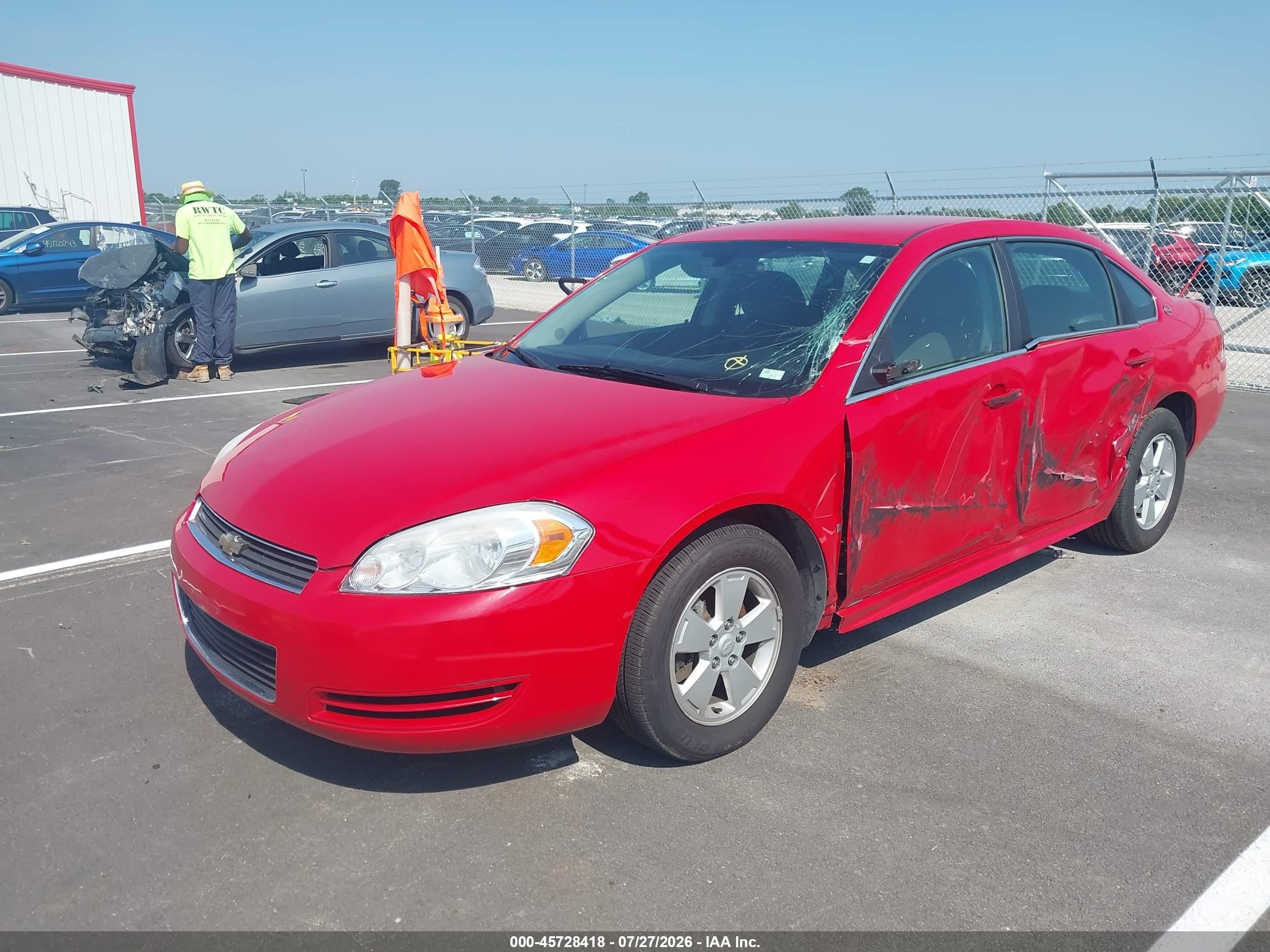 2009 Chevrolet Impala Lt Красный vin: 2G1WT57K991301253