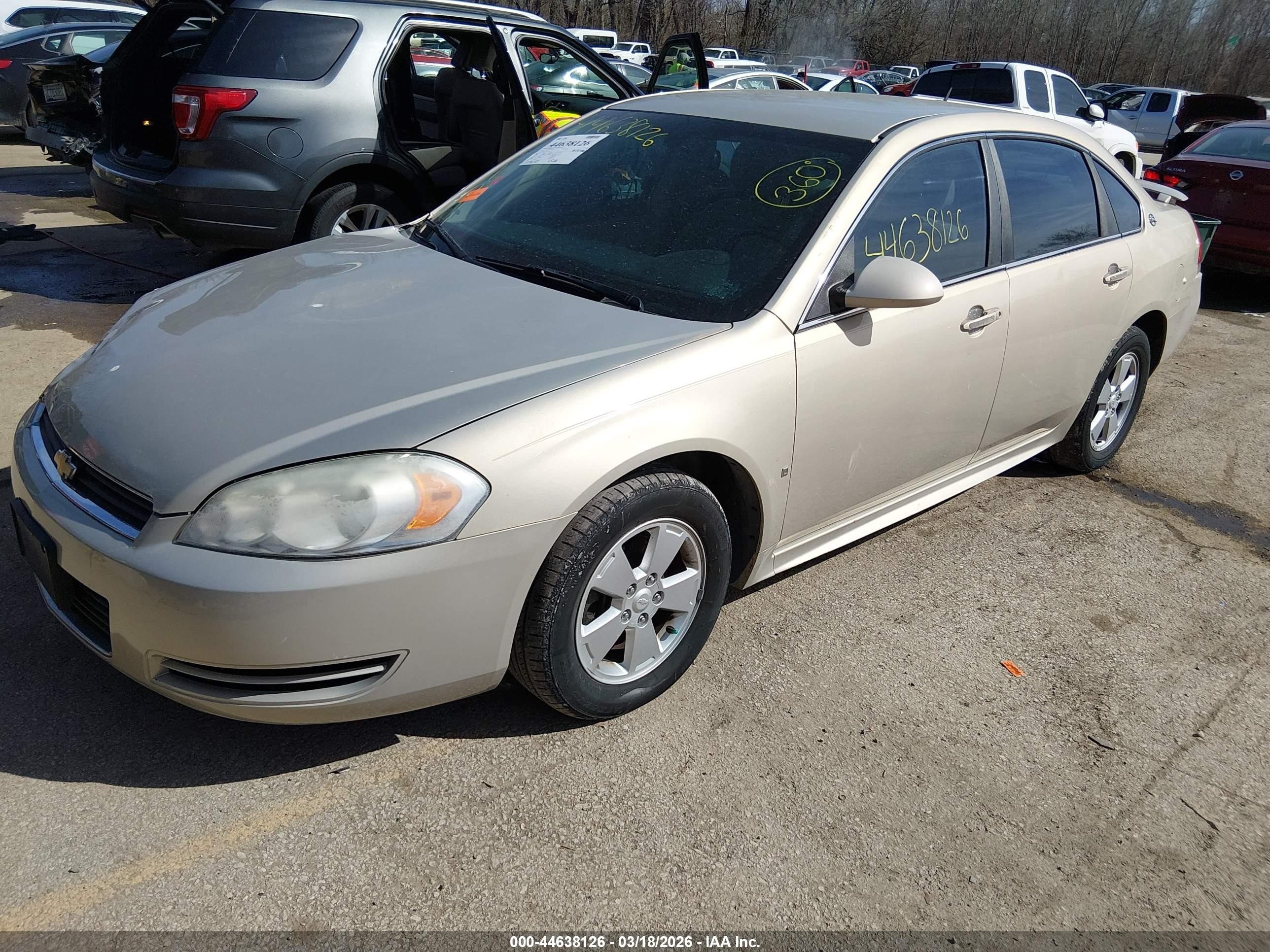 2009 Chevrolet Impala Lt Silver vin: 2G1WT57KX91126236