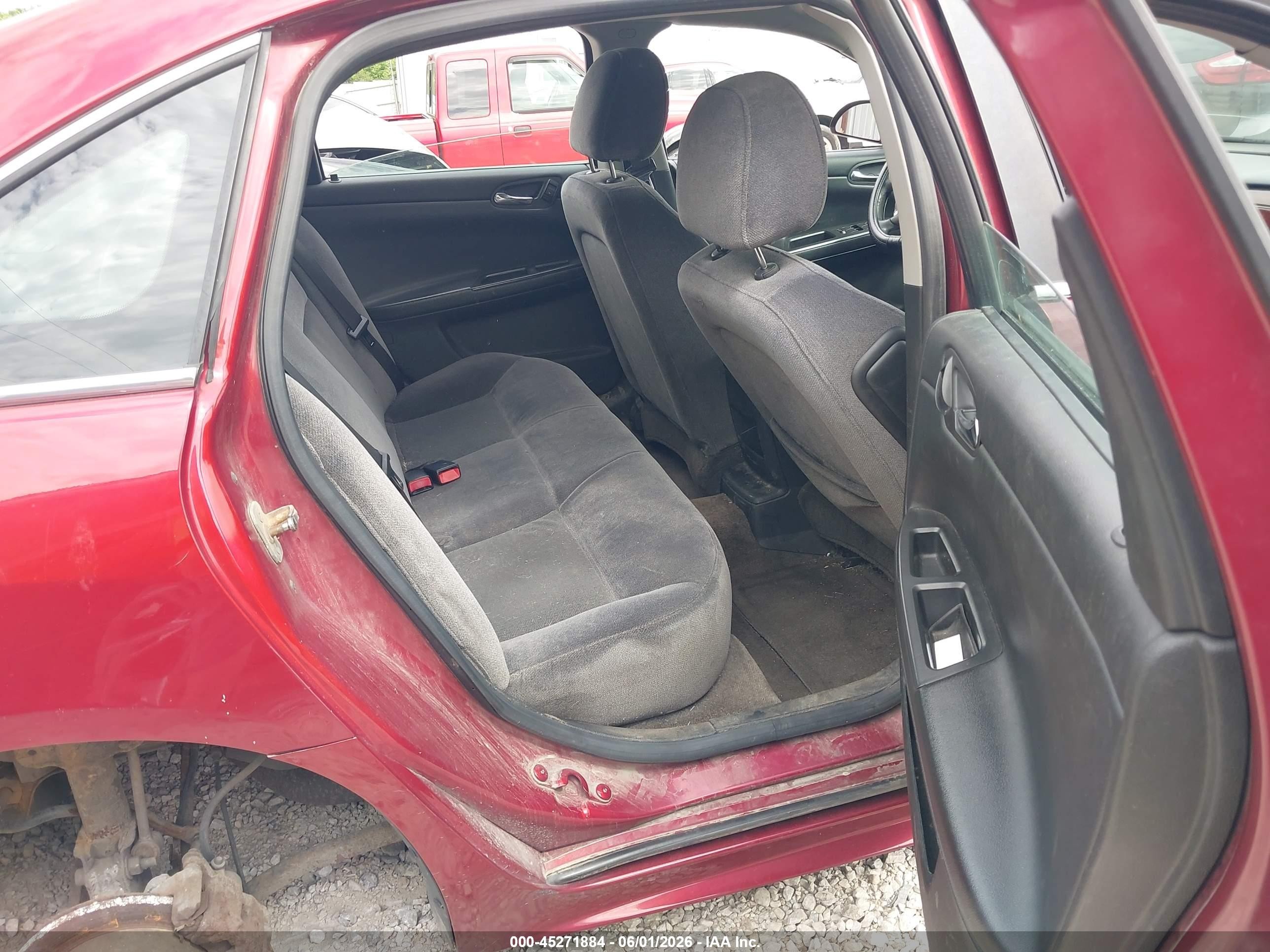2009 Chevrolet Impala Lt Red vin: 2G1WT57KX91204529