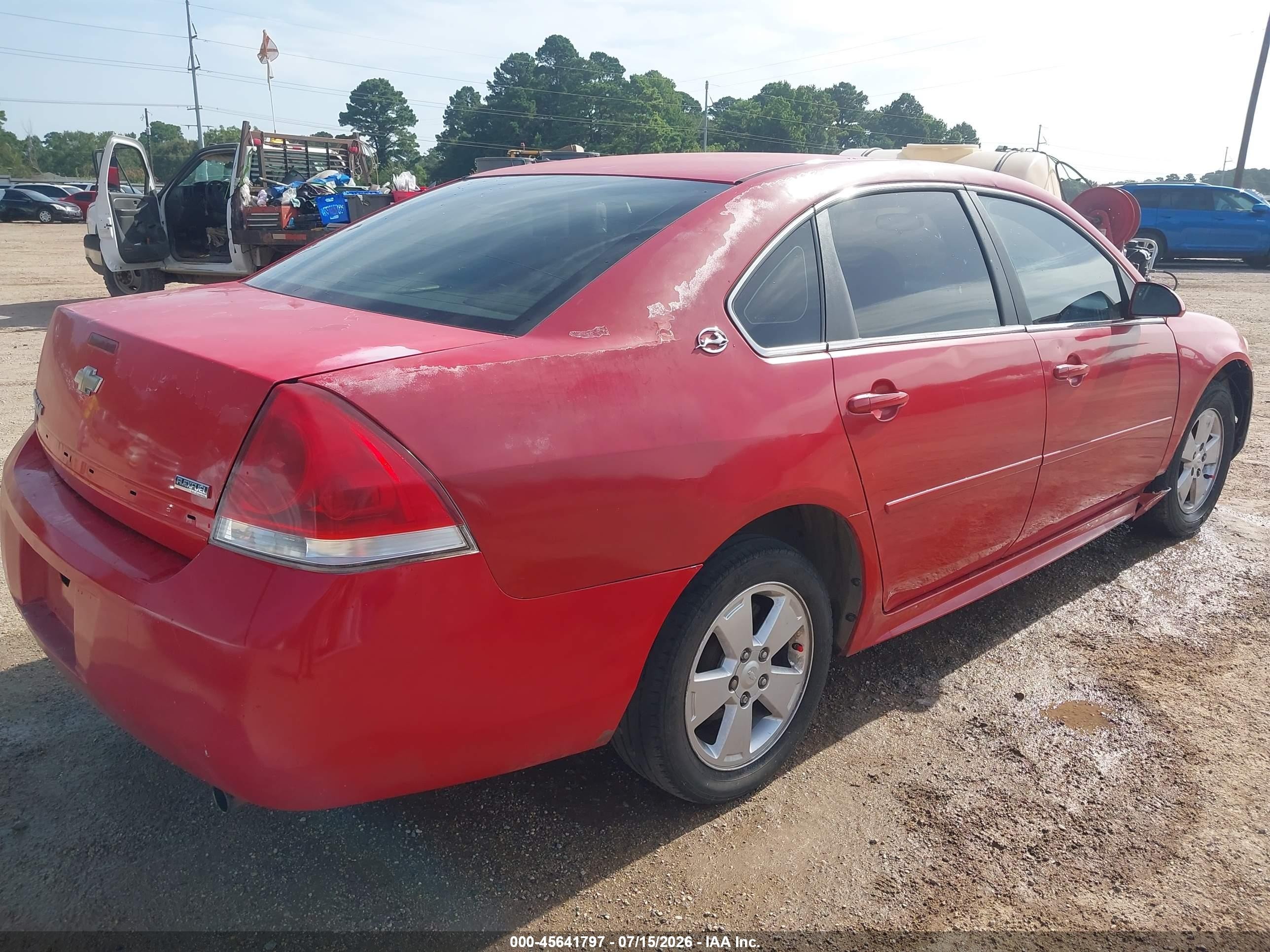2009 Chevrolet Impala Lt Red vin: 2G1WT57KX91255853
