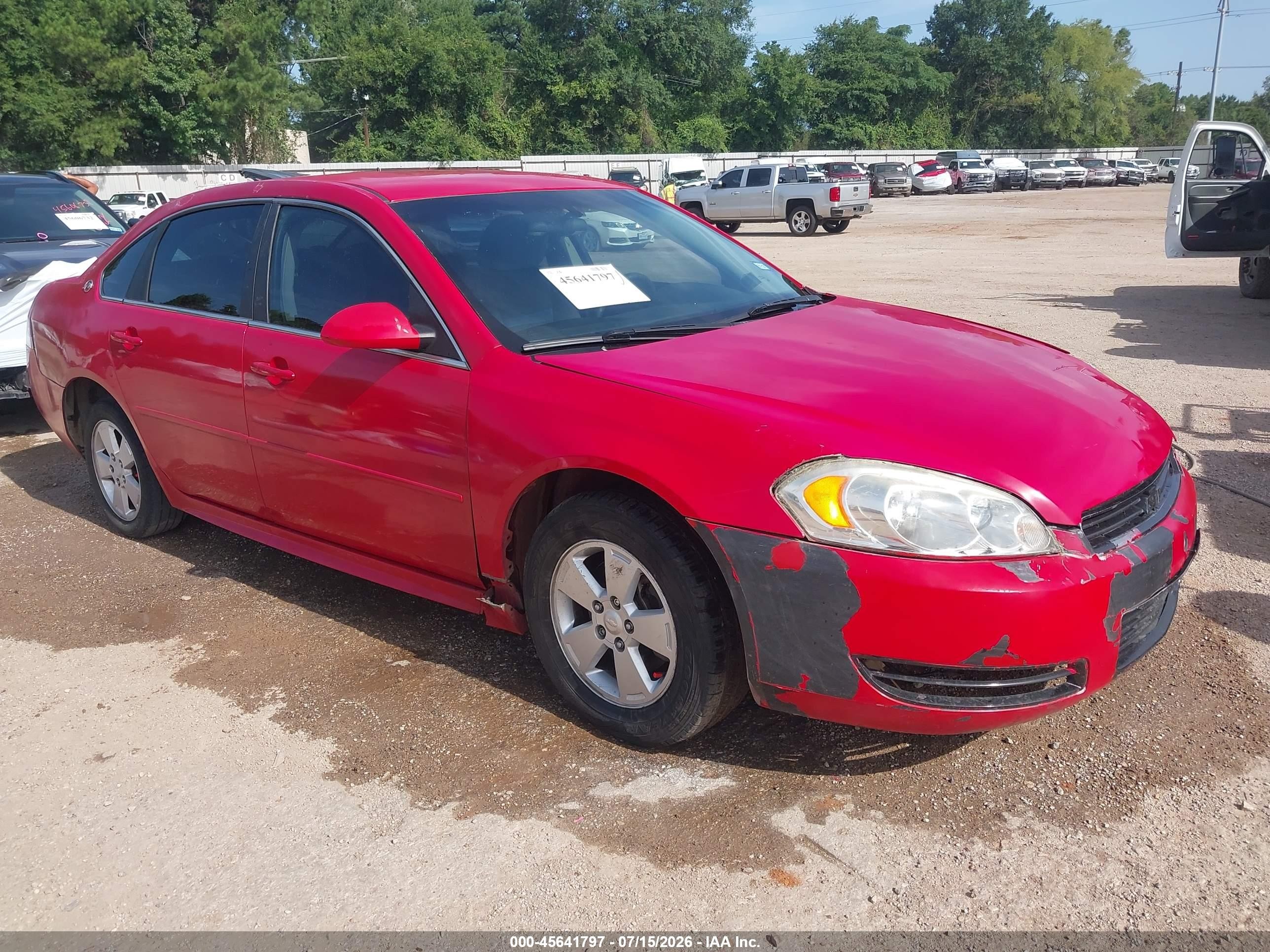 2009 Chevrolet Impala Lt Red vin: 2G1WT57KX91255853