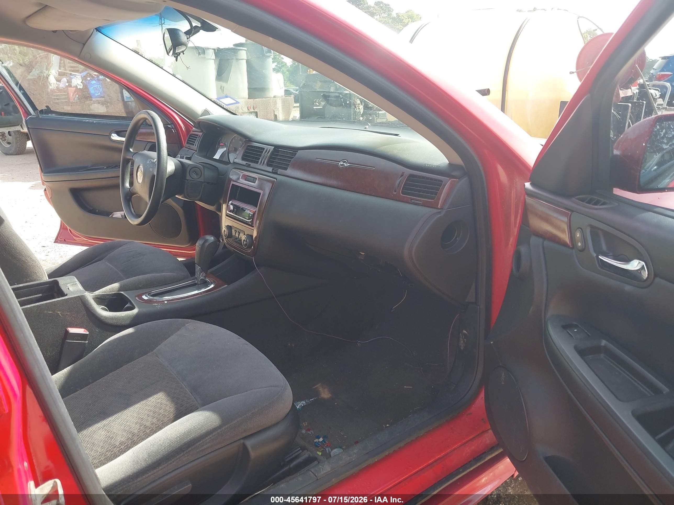 2009 Chevrolet Impala Lt Red vin: 2G1WT57KX91255853