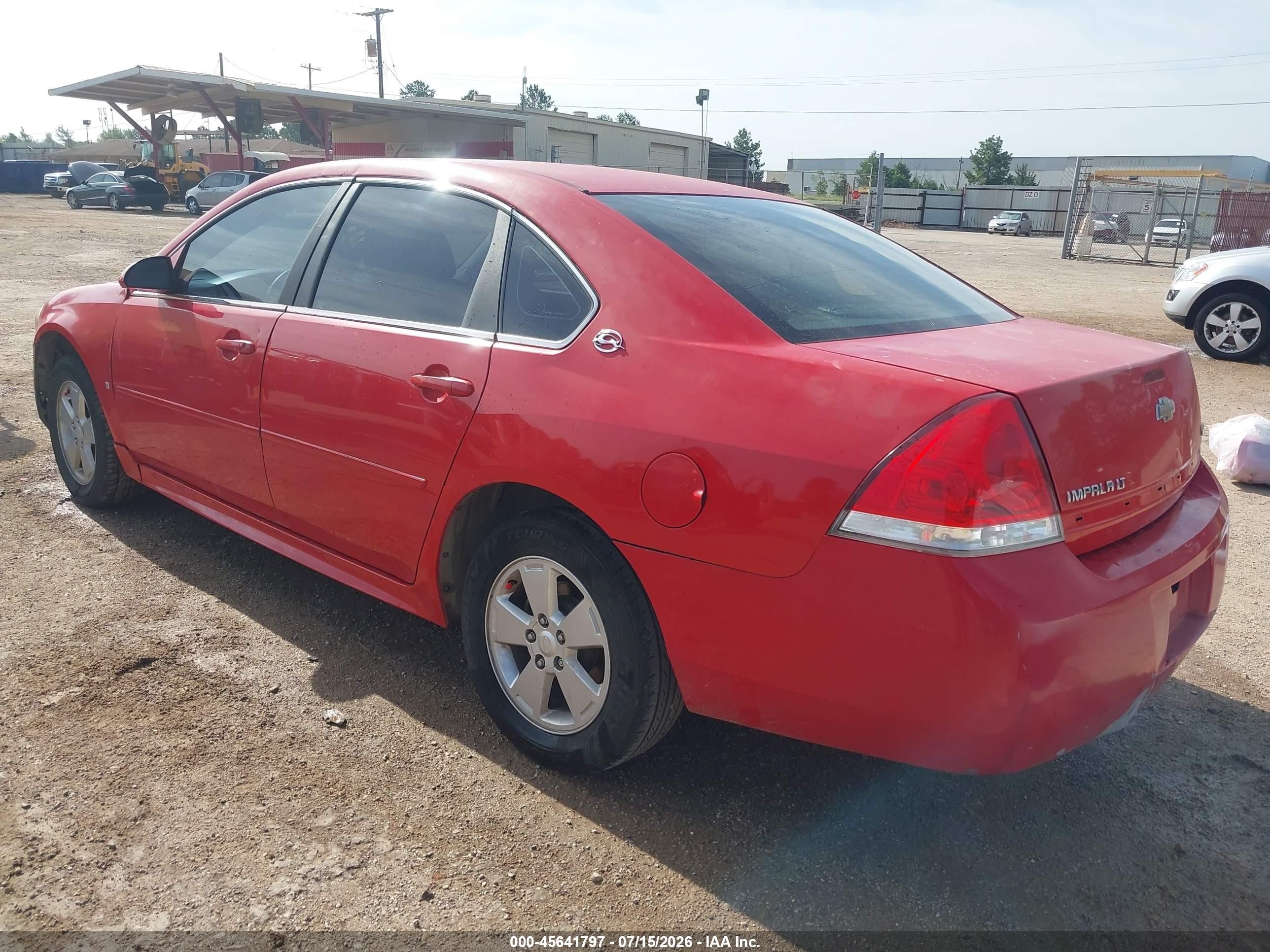 2009 Chevrolet Impala Lt Red vin: 2G1WT57KX91255853